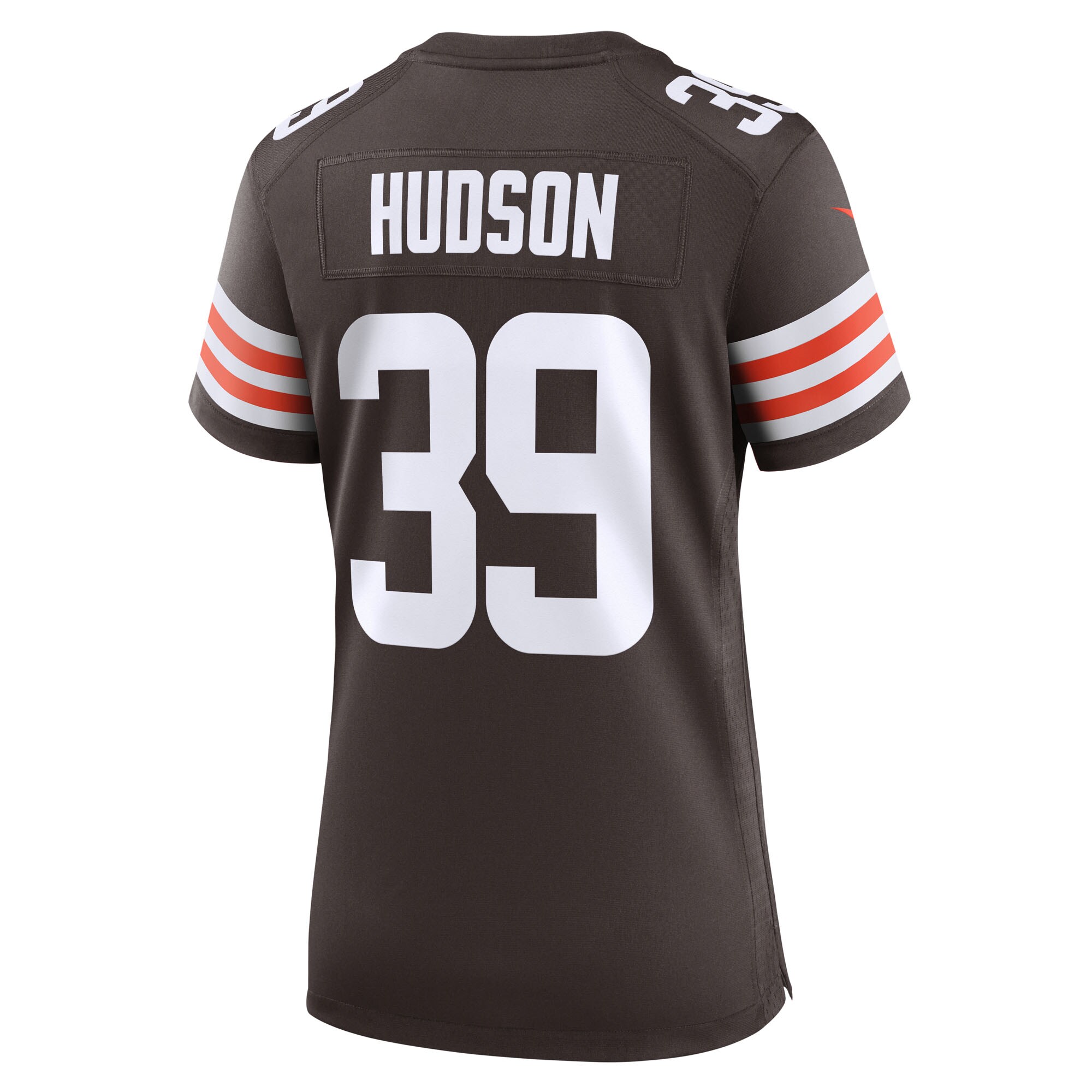 Cleveland Browns Khaleke Hudson Brown Team Game NFL Jersey Women's