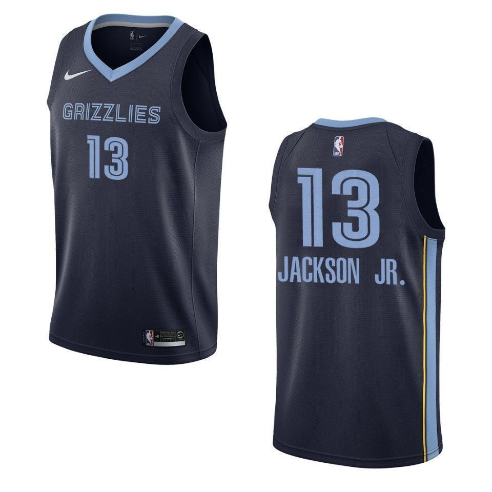 Memphis Grizzlies 13 Jaren Jackson Jr. Icon Edition Swingman Navy NBA Jersey Men's