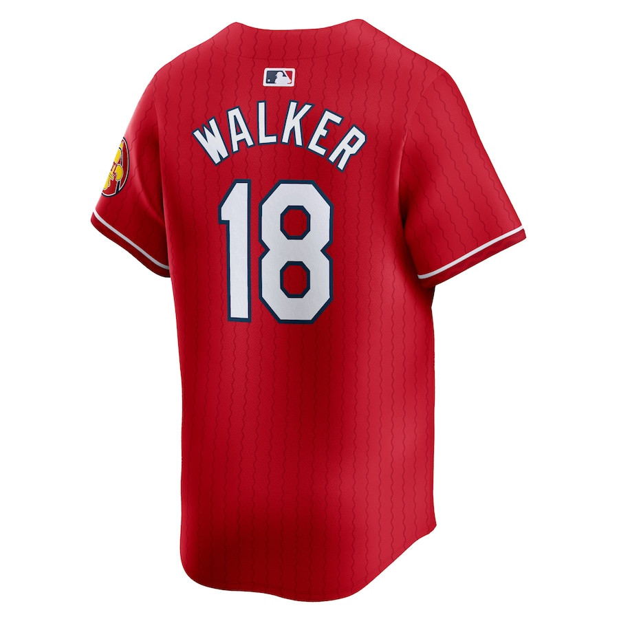 Jordan Walker 18 St. Louis Cardinals 2024 City Connect Limited Red MLB Jersey Men's