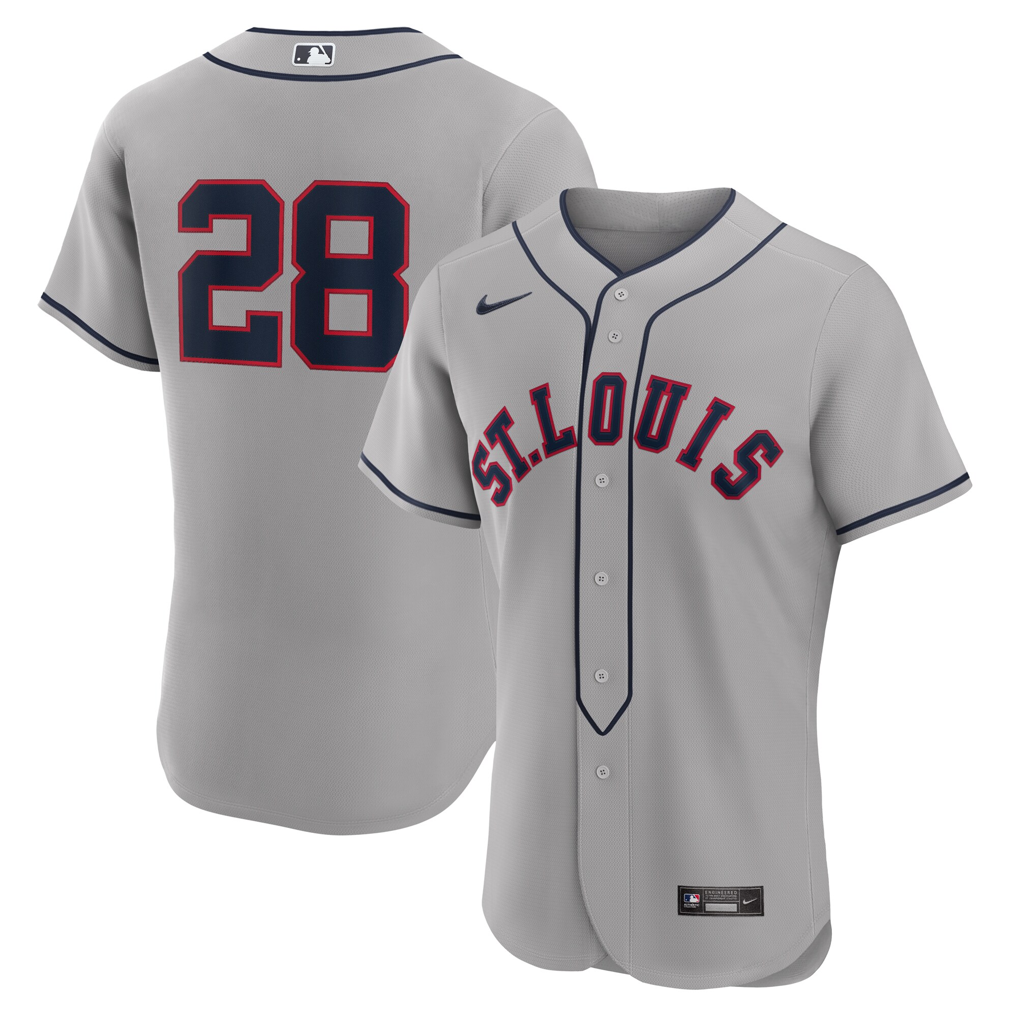 St. Louis Cardinals Nolan Arenado Gray 2024 Rickwood Classic Player MLB Jersey Men's