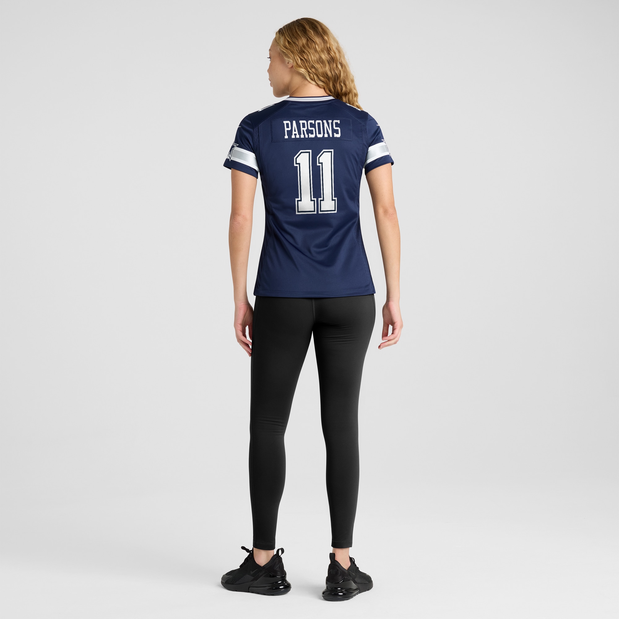 Dallas Cowboys Micah Parsons Navy Game NFL Jersey Women's