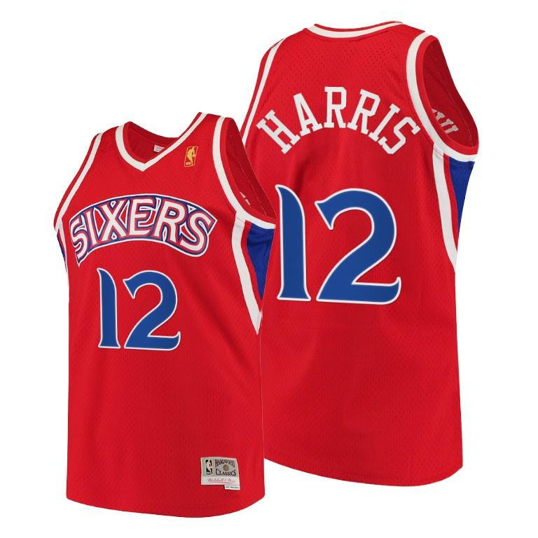 Tobias Harris Philadelphia 76ers Red Throwback 90s HWC Swingman NBA Jersey Men's