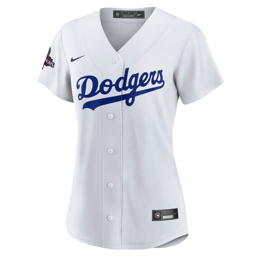 Tommy Edman 25 Los Angeles Dodgers 2024 World Series Champions Home Player White MLB Jersey Women's
