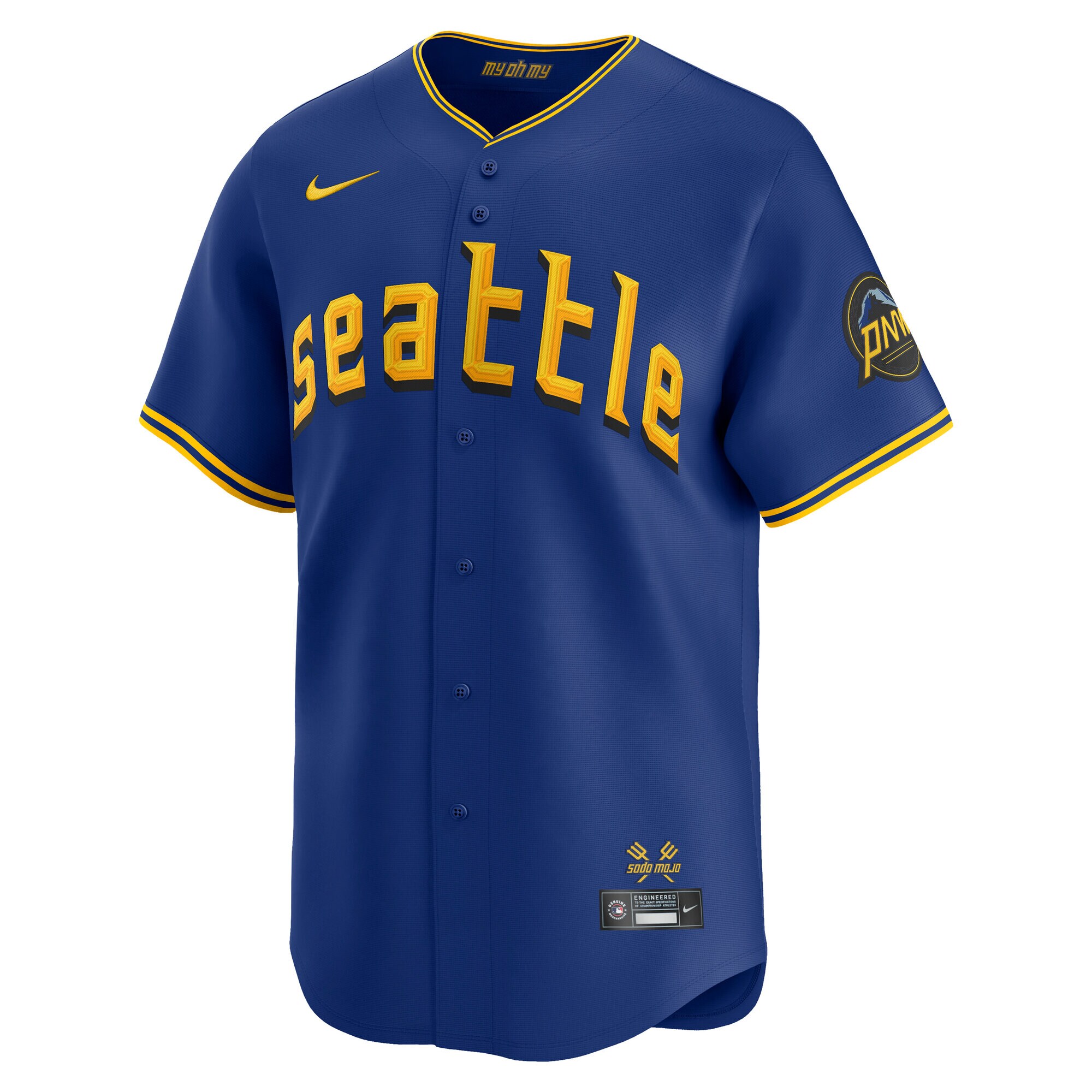 Seattle Mariners Julio Rodriguez Blue City Connect Limited Player MLB Jersey Men's