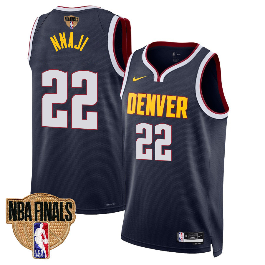 Zeke Nnaji 22 Denver Nuggets Final Champions 2023 Swingma Black NBA Jersey Youth