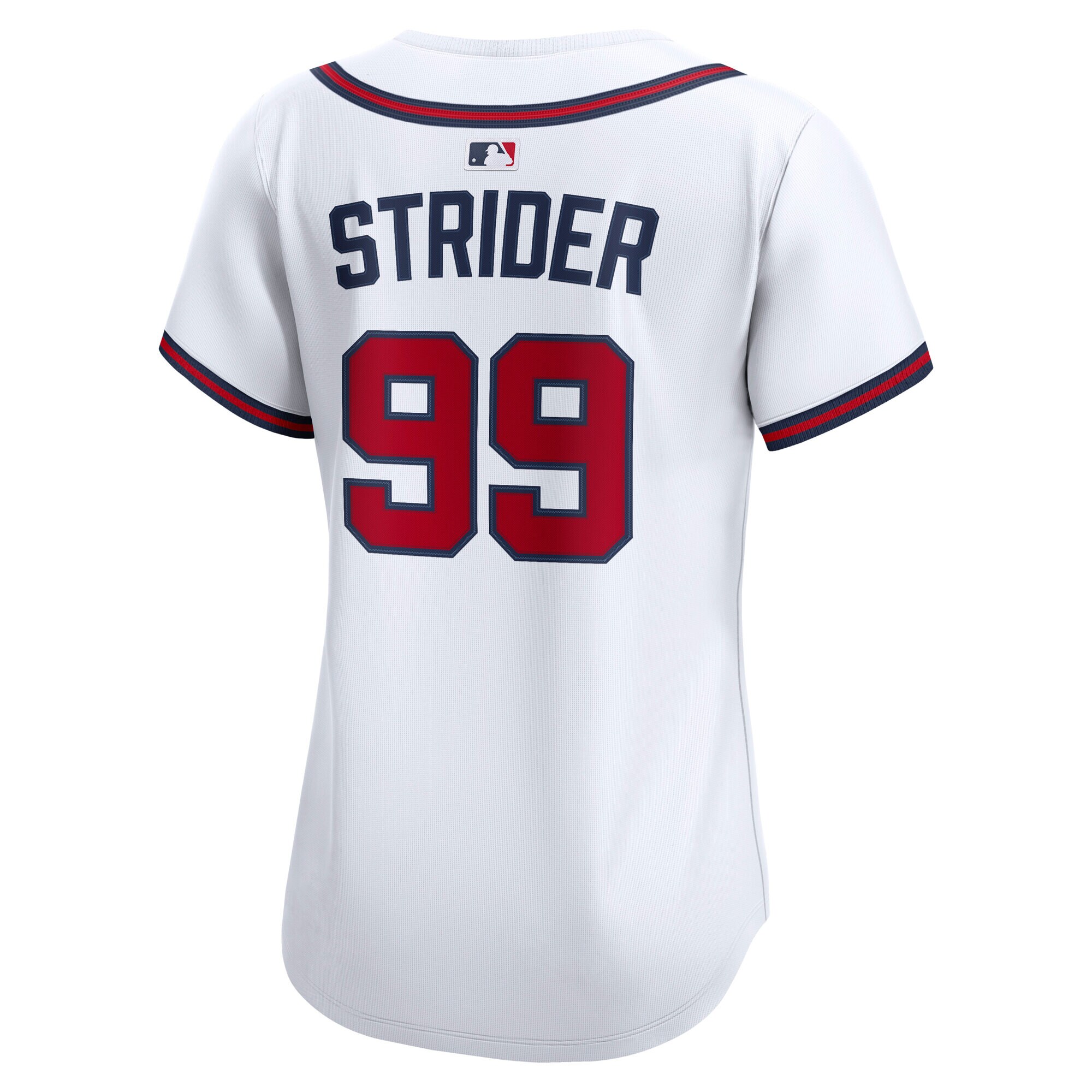 Atlanta Braves Spencer Strider White Home Limited Player MLB Jersey Women's