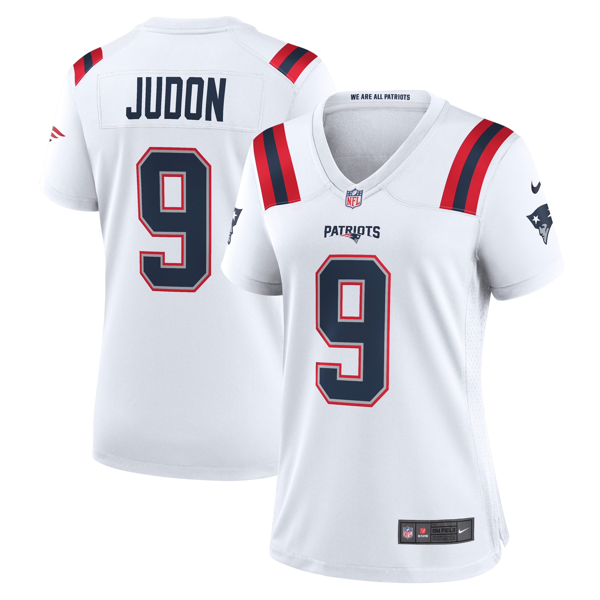 New England Patriots Matthew Judon White Game NFL Jersey Women's