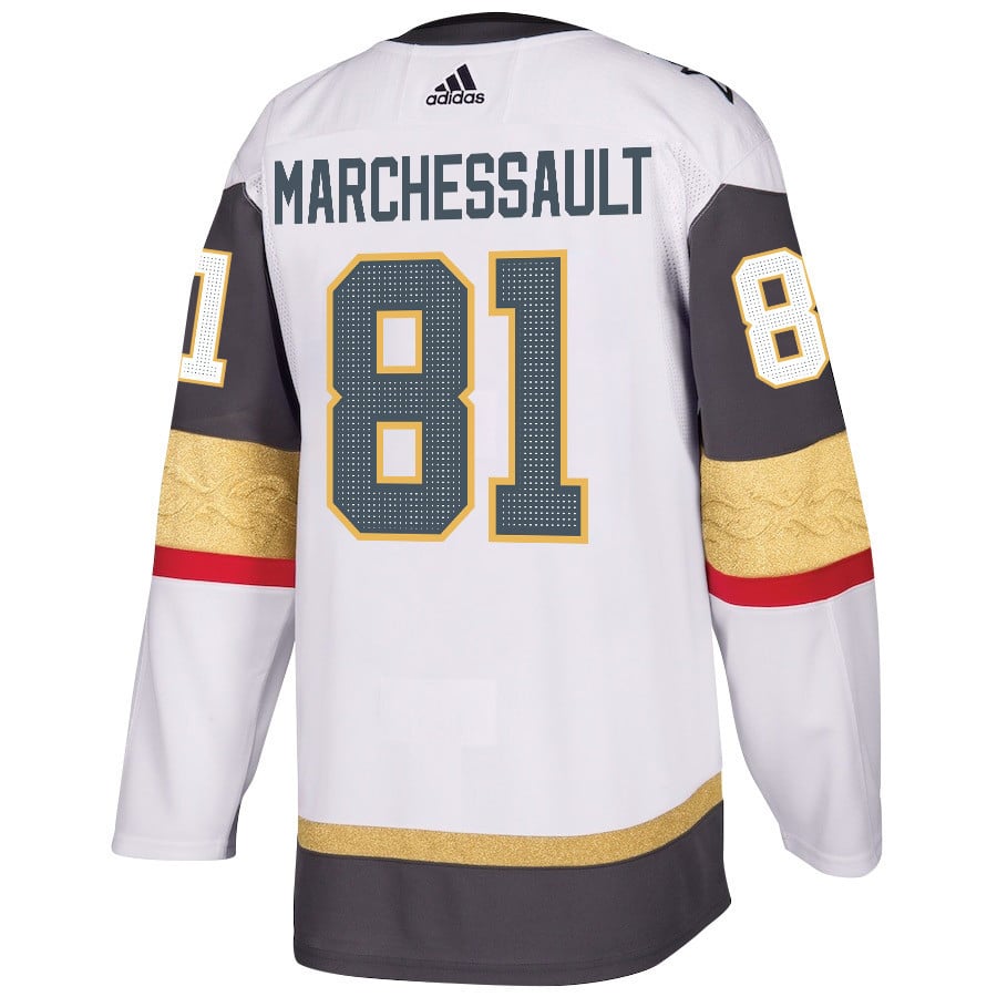 Jonathan Marchessault 81 Vegas Golden Knights Stanley Cup 2023 Final Patch Away Breakaway White NHL Jersey Men's