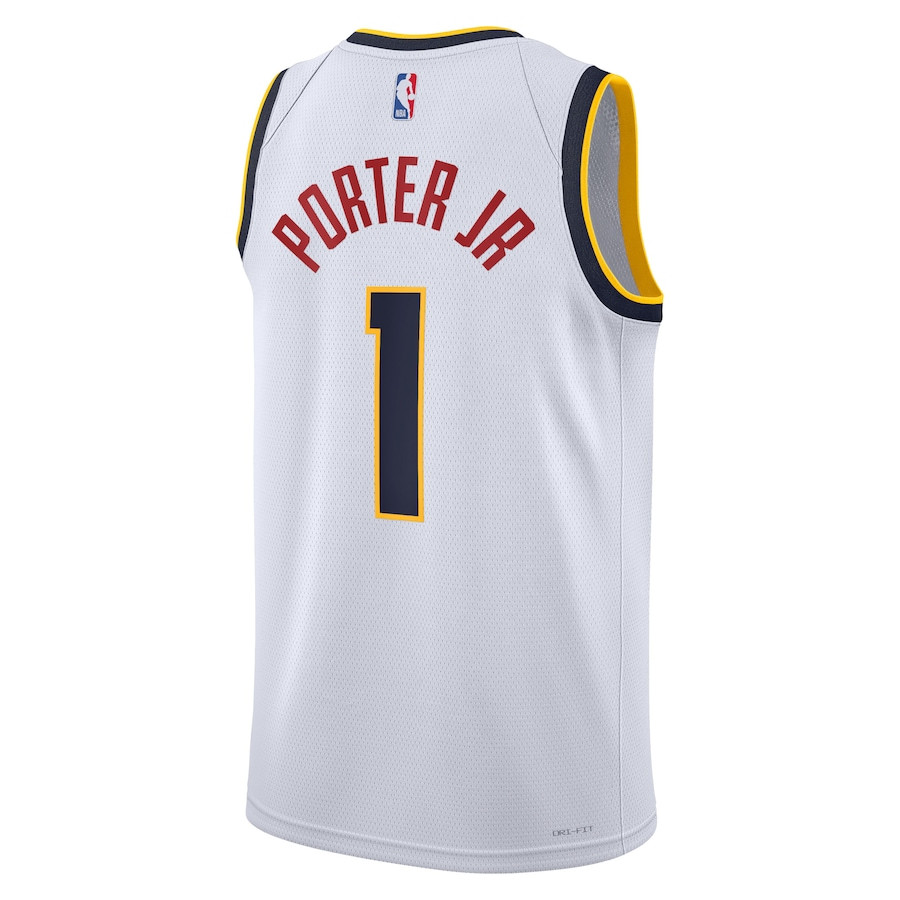 Michael Porter Jr. 1 Denver Nuggets Unisex Swingman Association Editio White NBA Jersey Unisex