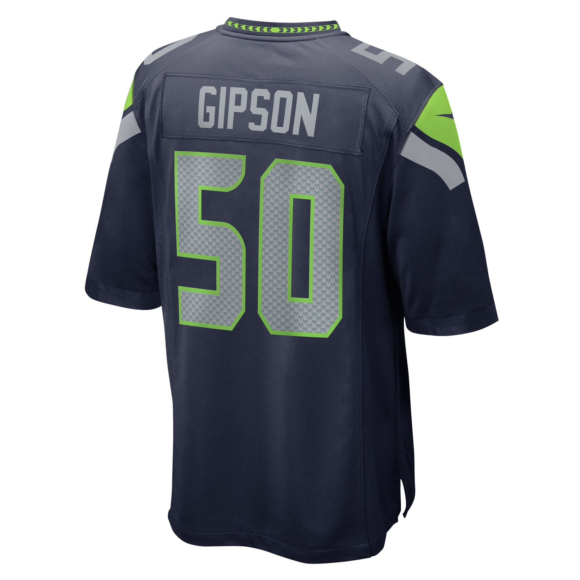 Seattle Seahawks Trevis Gipson College Navy Game NFL Jersey Men's