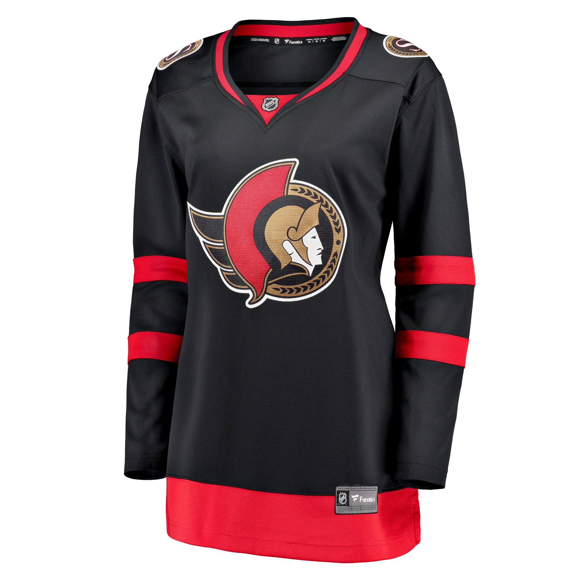 Ottawa Senators Black Home Breakaway NHL Jersey Women's