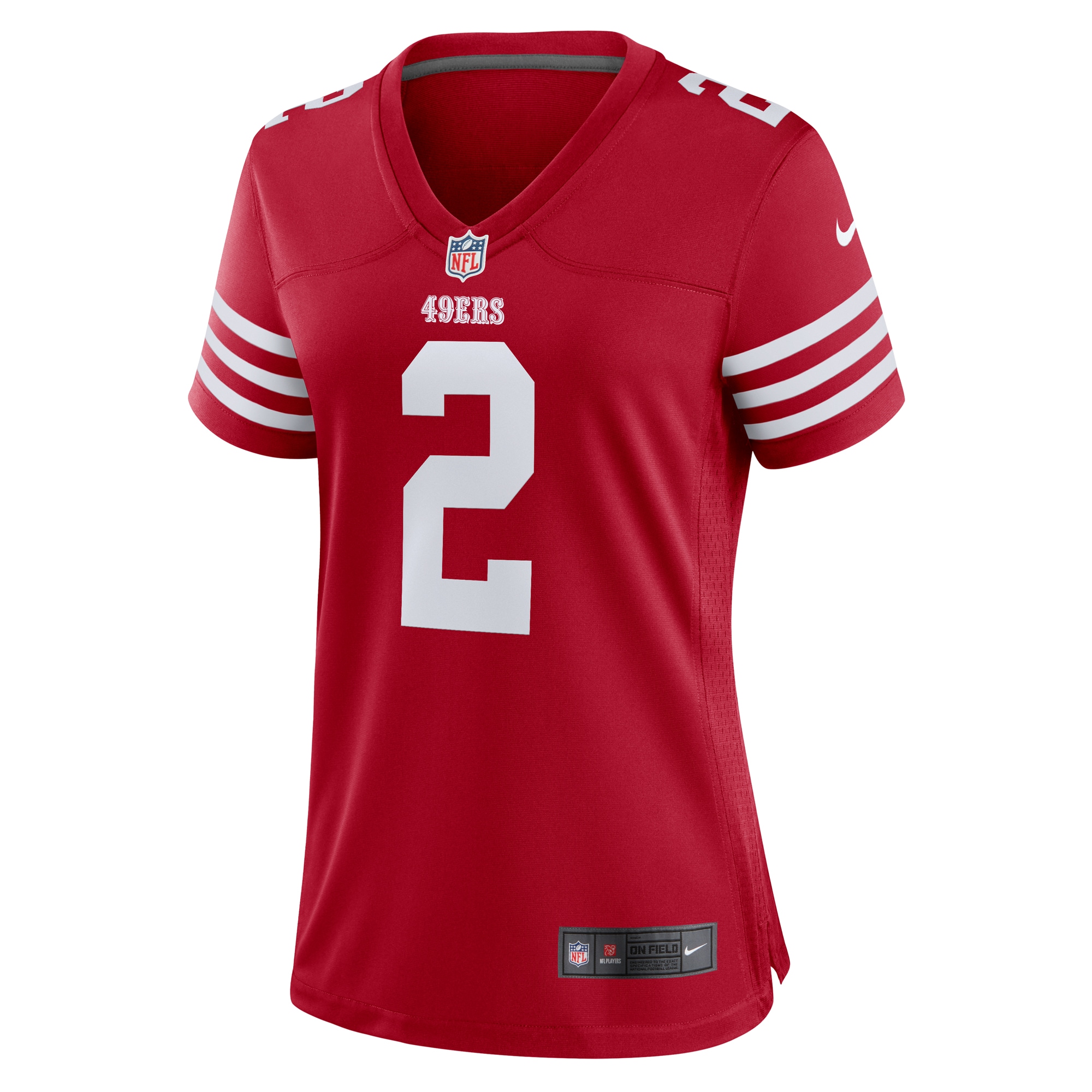 San Francisco 49ers Deommodore Lenoir Scarlet Game NFL Jersey Women's