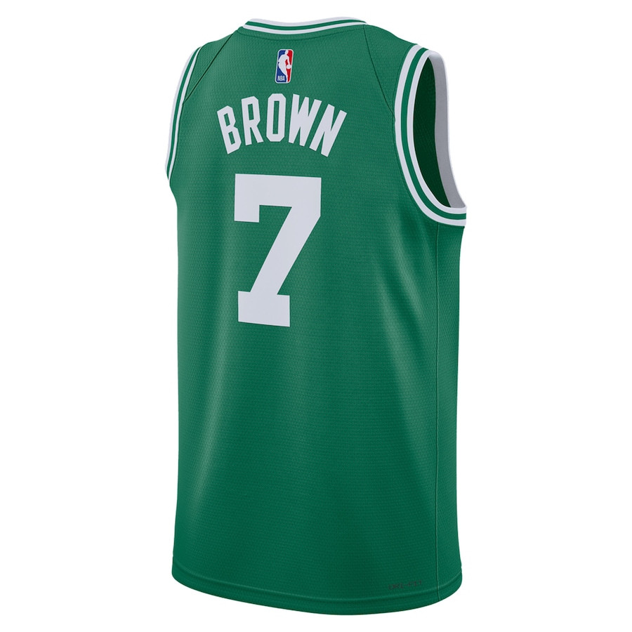 Jaylen Brown 7 Boston Celtics Unisex Swingman Icon Edition Kelly Green NBA Jersey Unisex