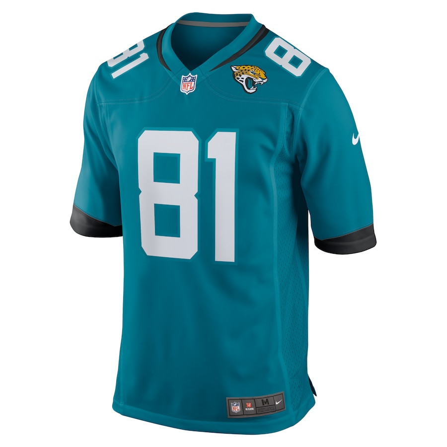 Josiah Deguara 81 Jacksonville Jaguars Alternate Game Teal NFL Jersey Men's