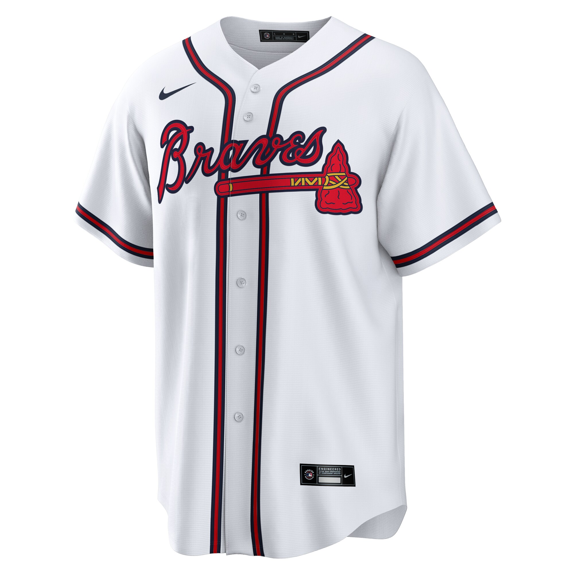 Atlanta Braves Marcell Ozuna White Home MLB Jersey Men's
