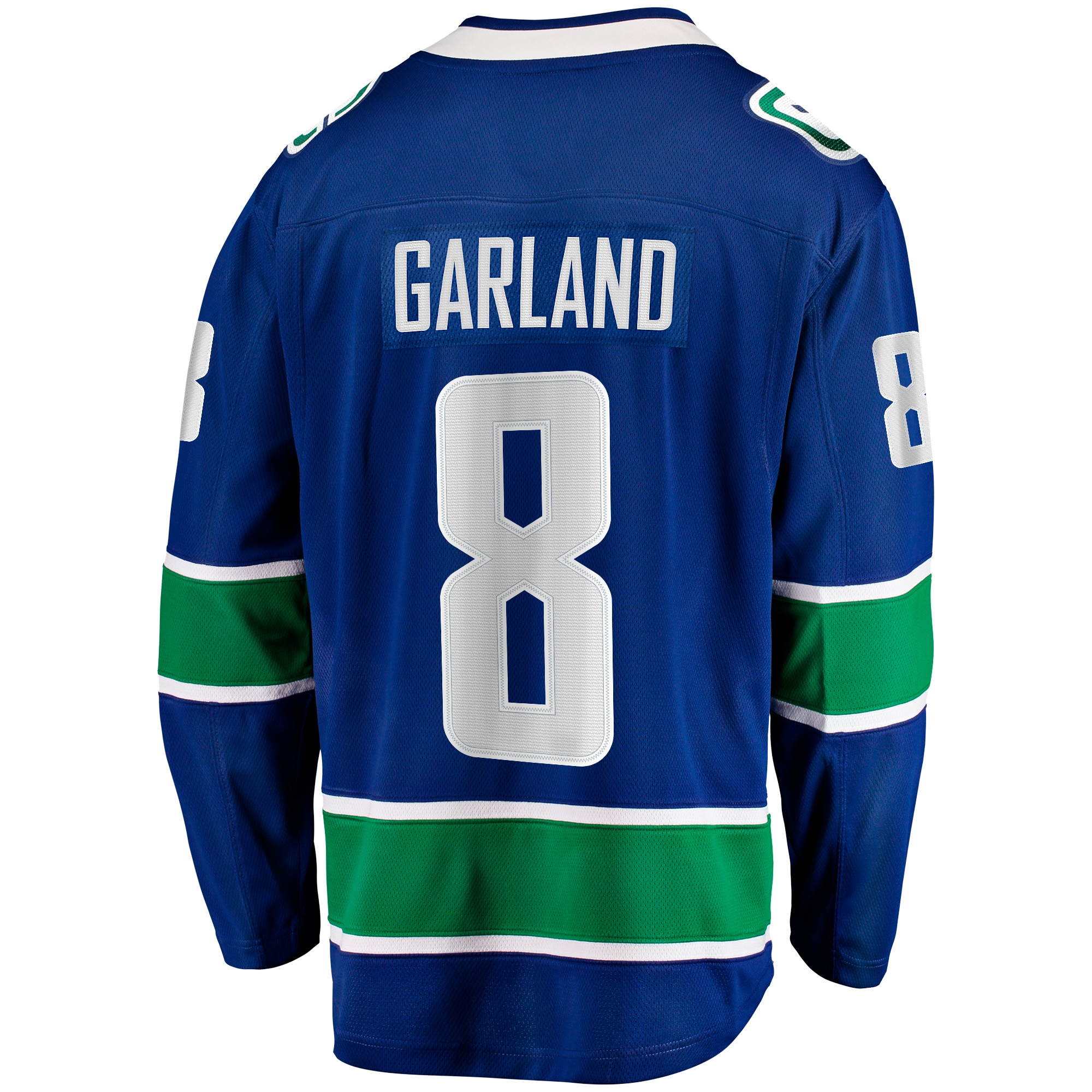 Vancouver Canucks Conor Garland Blue Home Breakaway NHL Jersey Men's