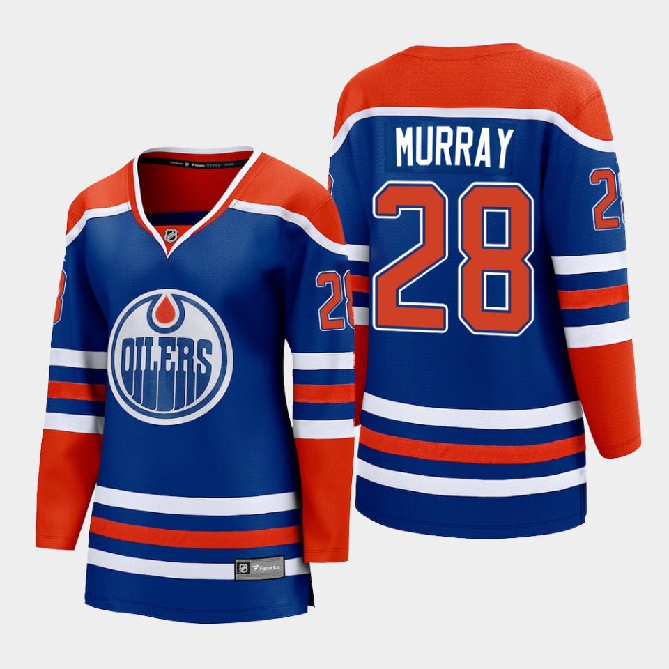 Ryan Murray 28 Edmonton Oilers Home Women NHL Jersey Women's