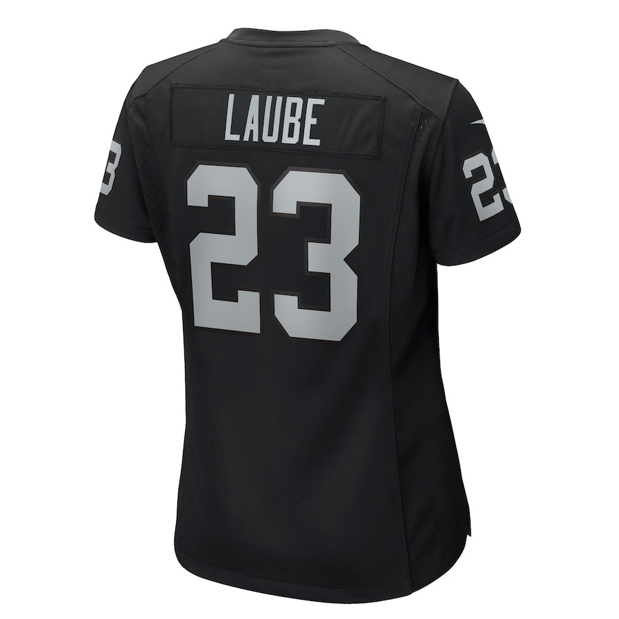 Dylan Laube 23 Las Vegas Raiders Team Game Black NFL Jersey Women's
