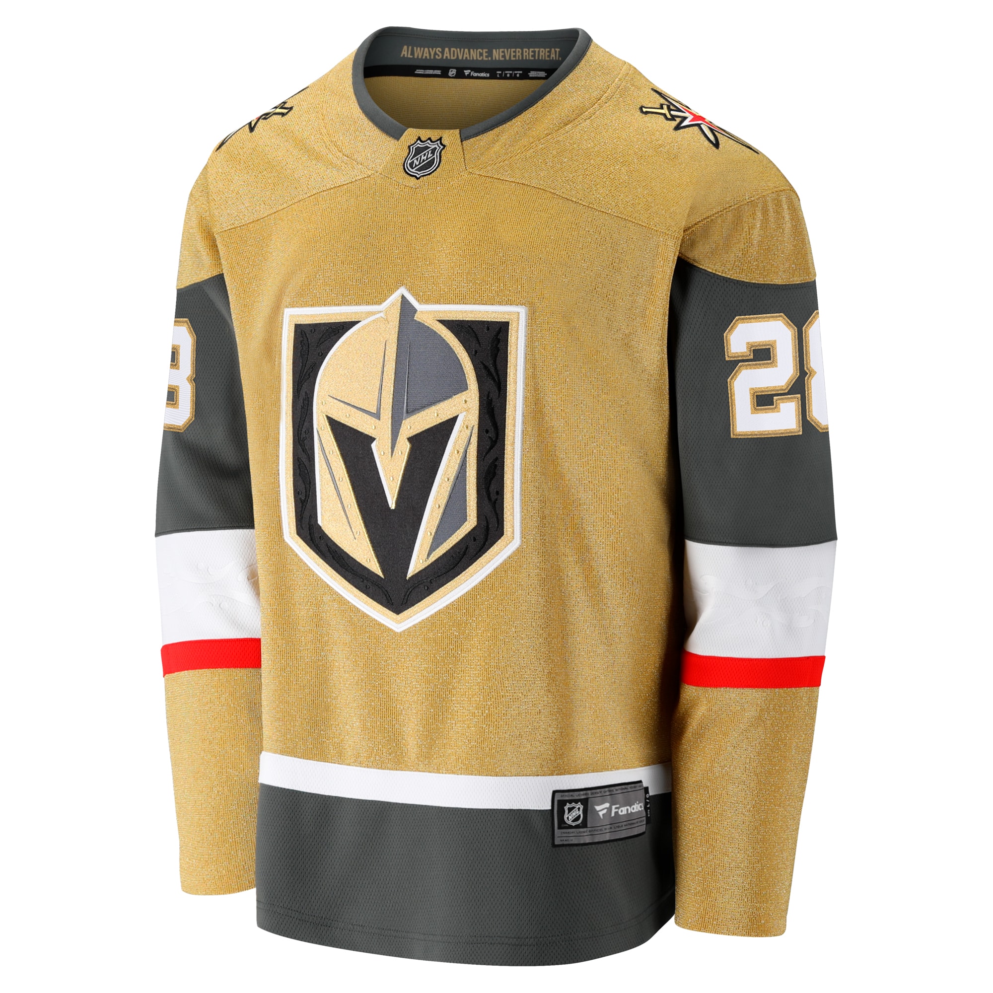 Vegas Golden Knights William Carrier Gold Home Breakaway NHL Jersey Men's