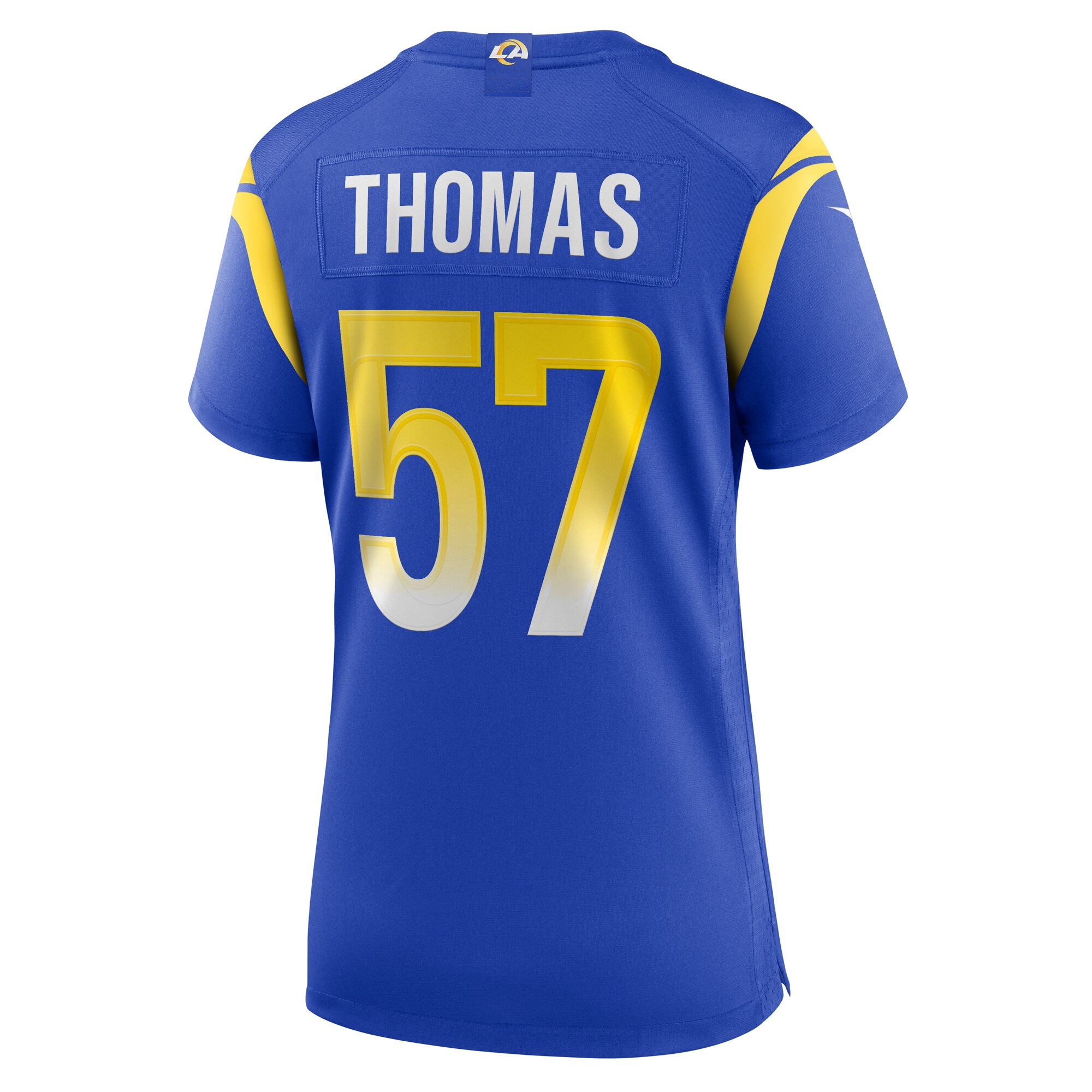 Los Angeles Rams Zachary Thomas Royal Team Game NFL Jersey Women's