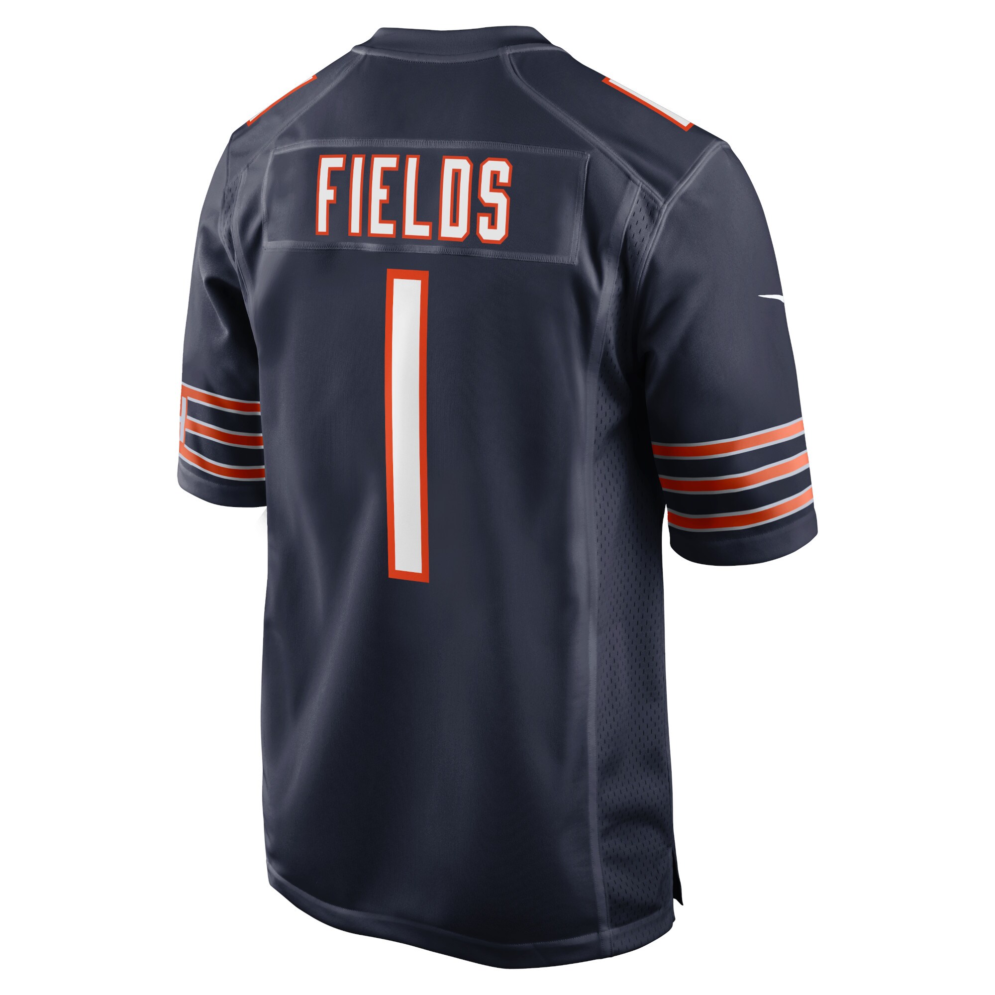 Chicago Bears Justin Fields Navy Player Game NFL Jersey Men's