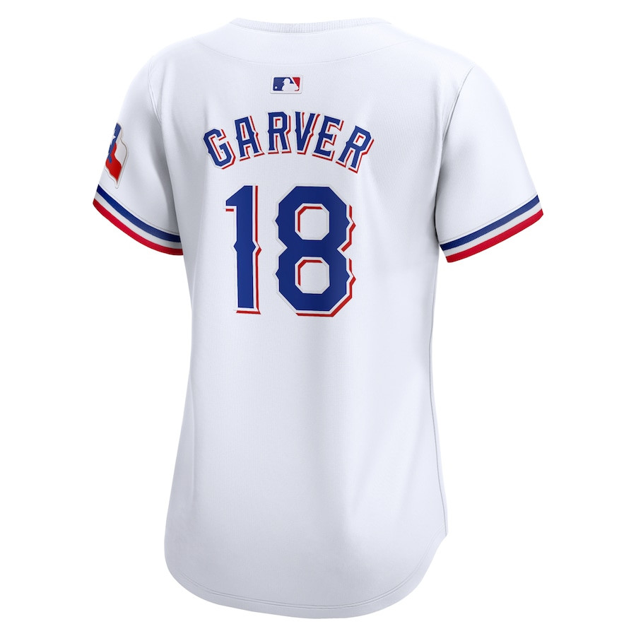 Mitch Garver 18 Texas Rangers Home Limited Player White MLB Jersey Women's