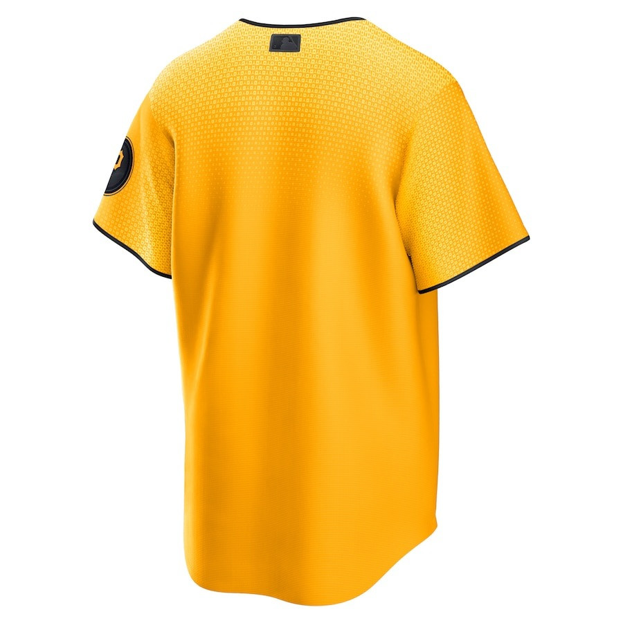 Pittsburgh Pirates 2023 City Connect Gold MLB Jersey Men's