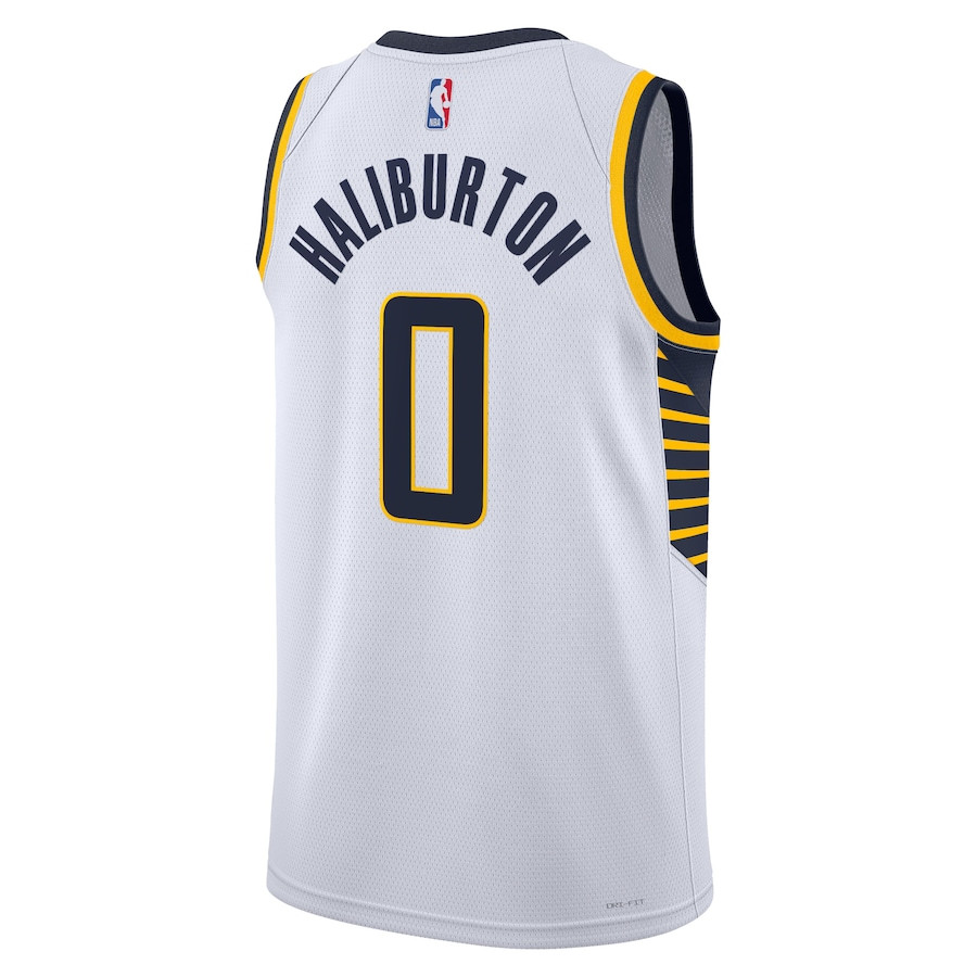 Tyrese Haliburton 0 Indiana Pacers Unisex Swingman Association Editio White NBA Jersey Unisex