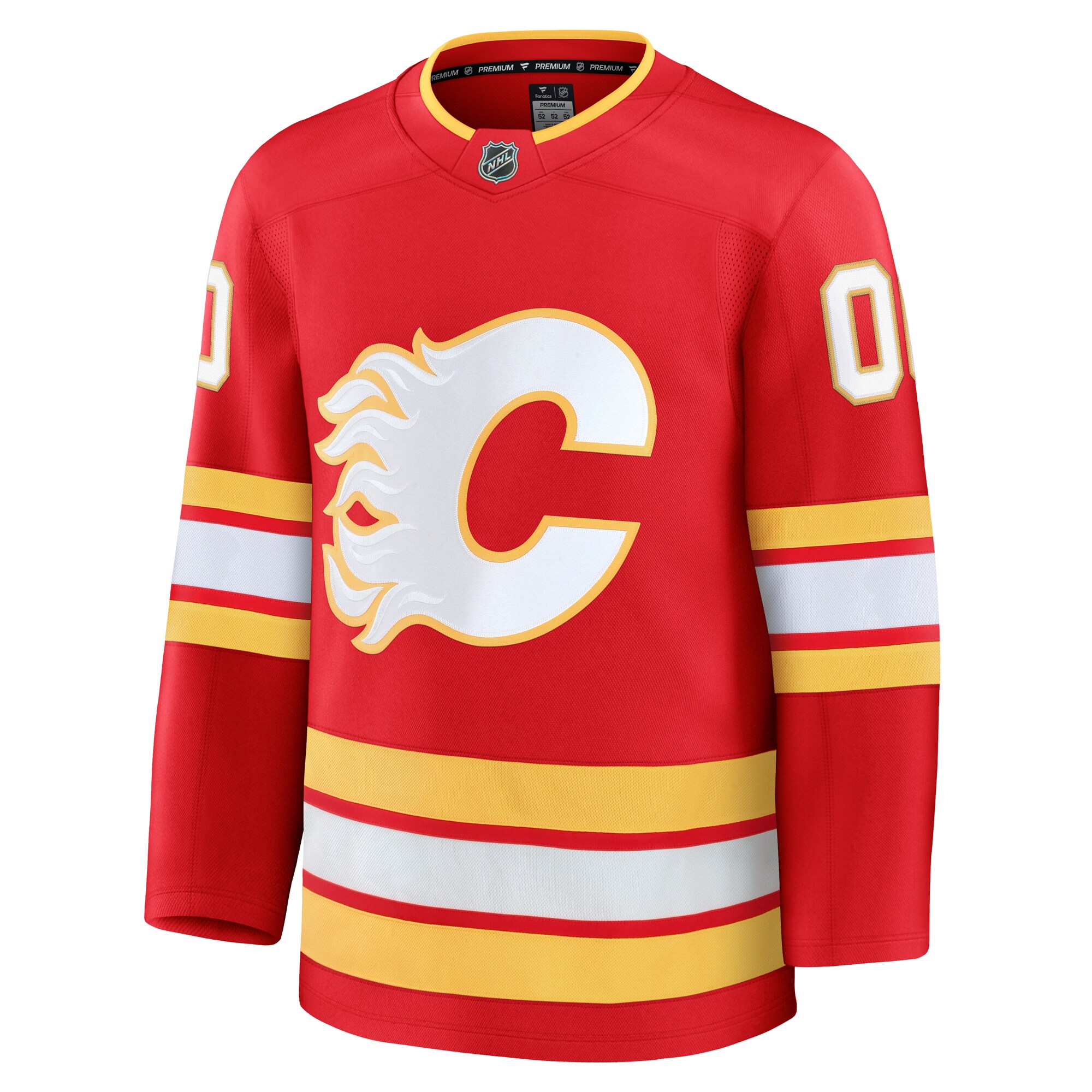 Calgary Flames Red Home Premium Custom NHL Jersey Men's