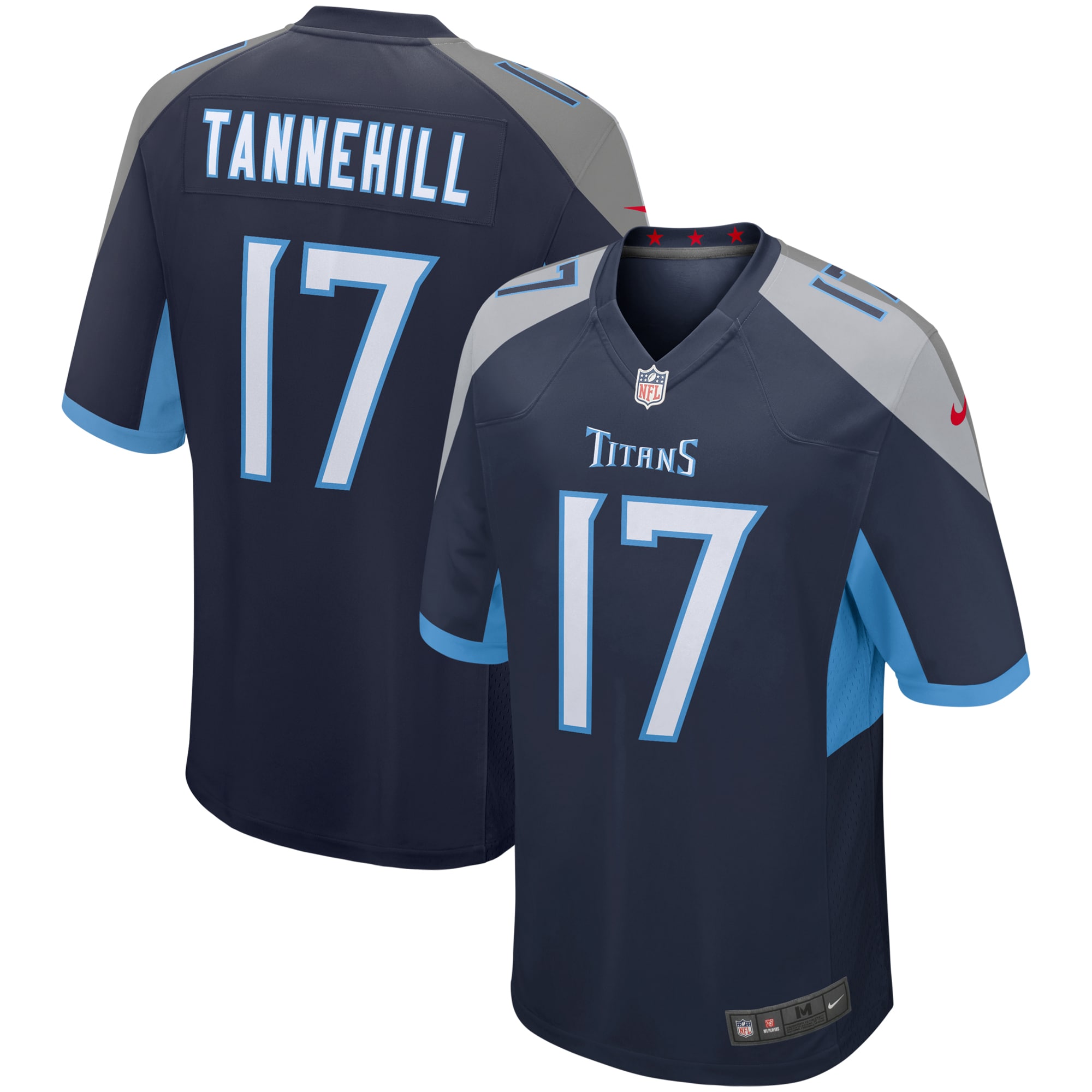 Tennessee Titans Ryan Tannehill Navy Game Player NFL Jersey Men's