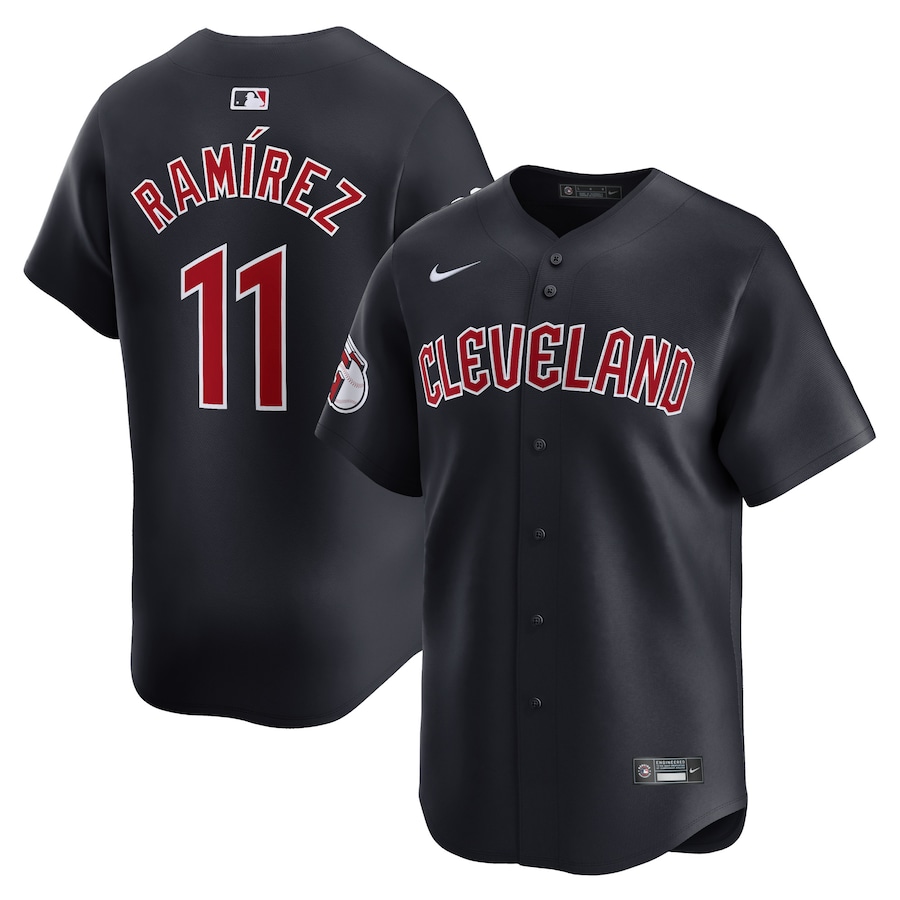 Jose Ramirez Cleveland Guardians Alternate Limited Player Jersey Navy