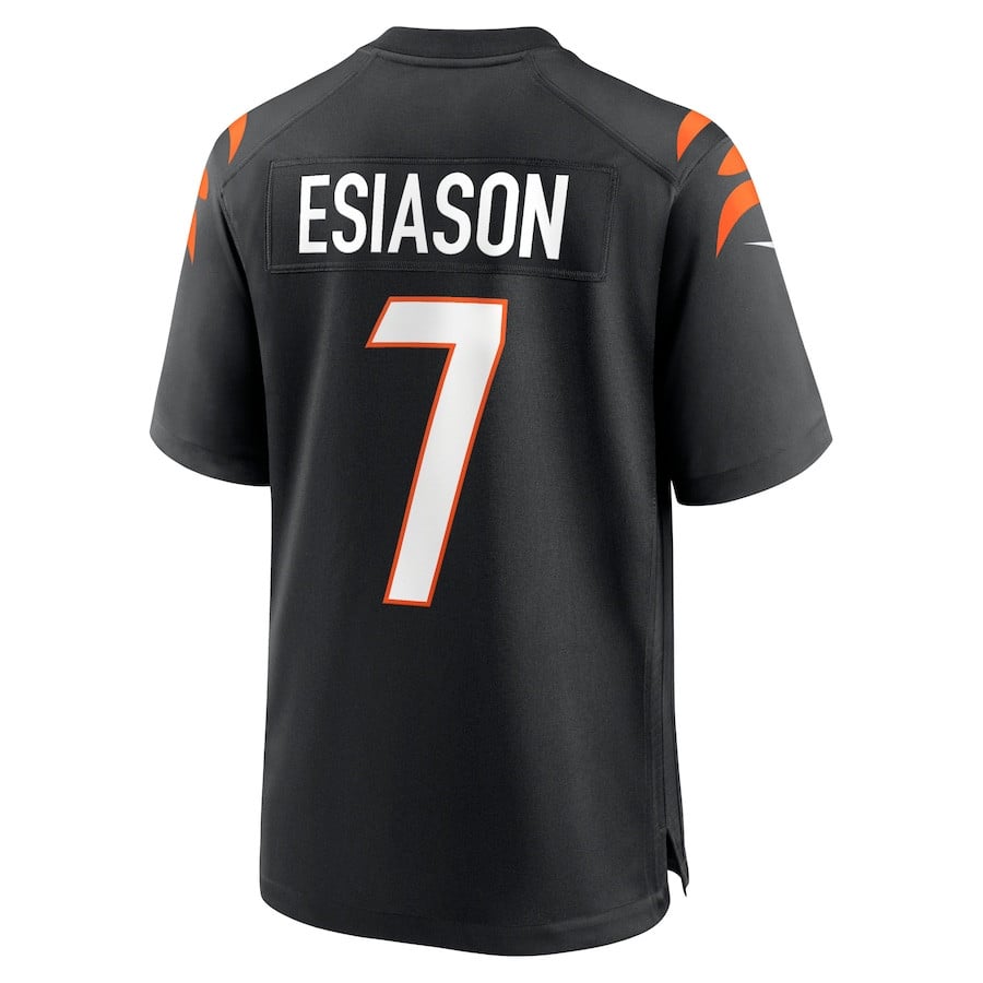 Boomer Esiason 7 Cincinnati Bengals Retired Black NFL Jersey Men's