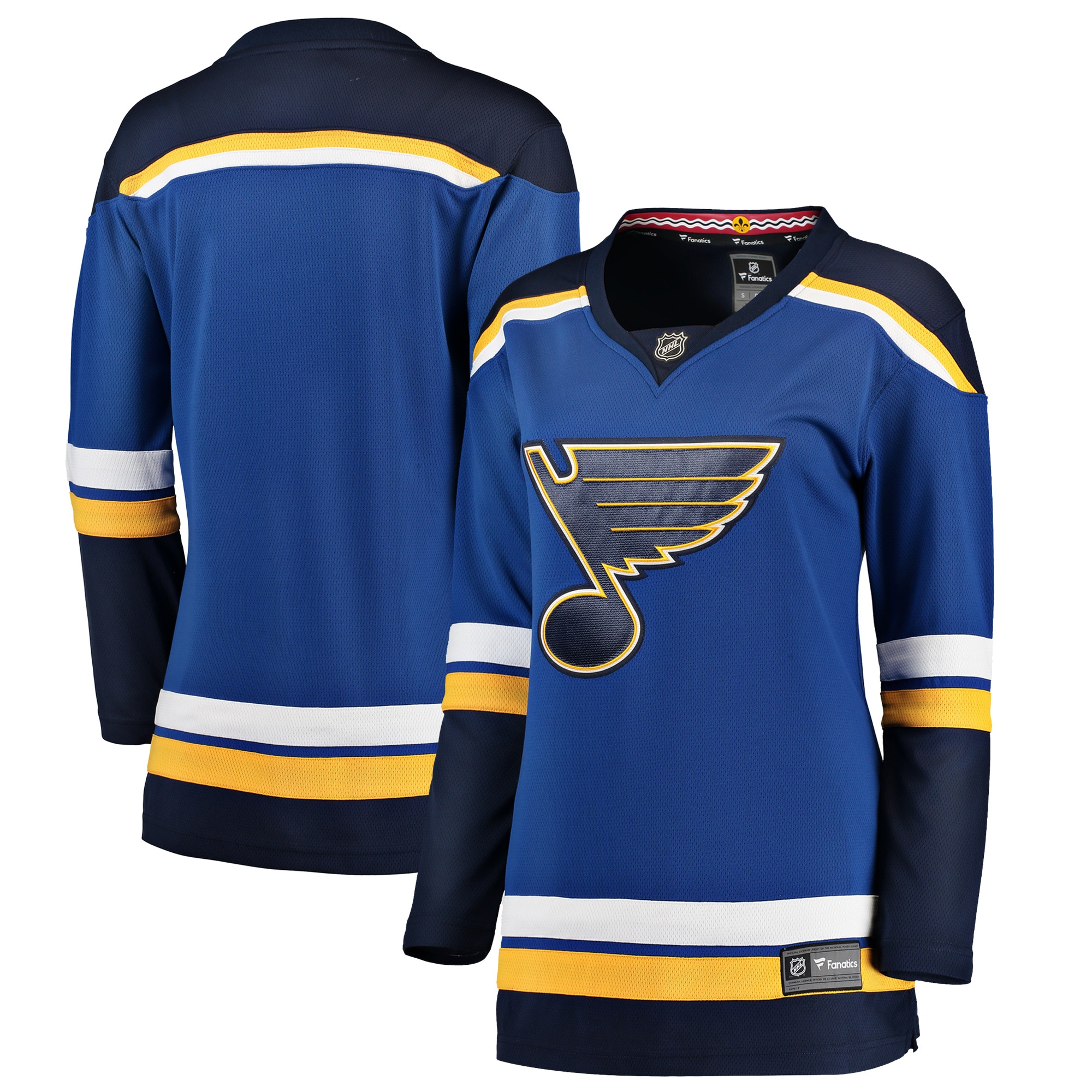 St. Louis Blues Blue Breakaway Home NHL Jersey Women's