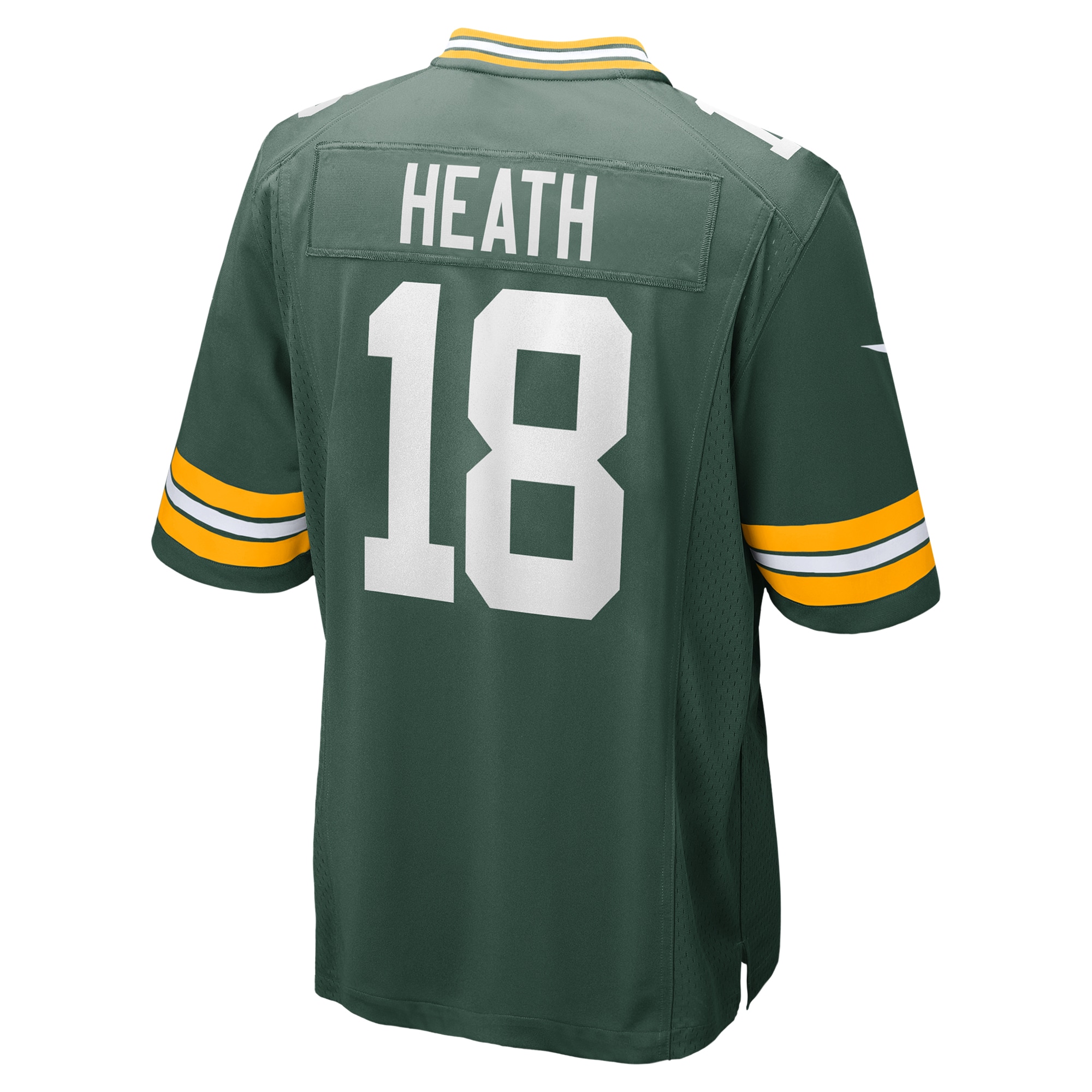 Green Bay Packers Malik Heath Green Game NFL Jersey Men's