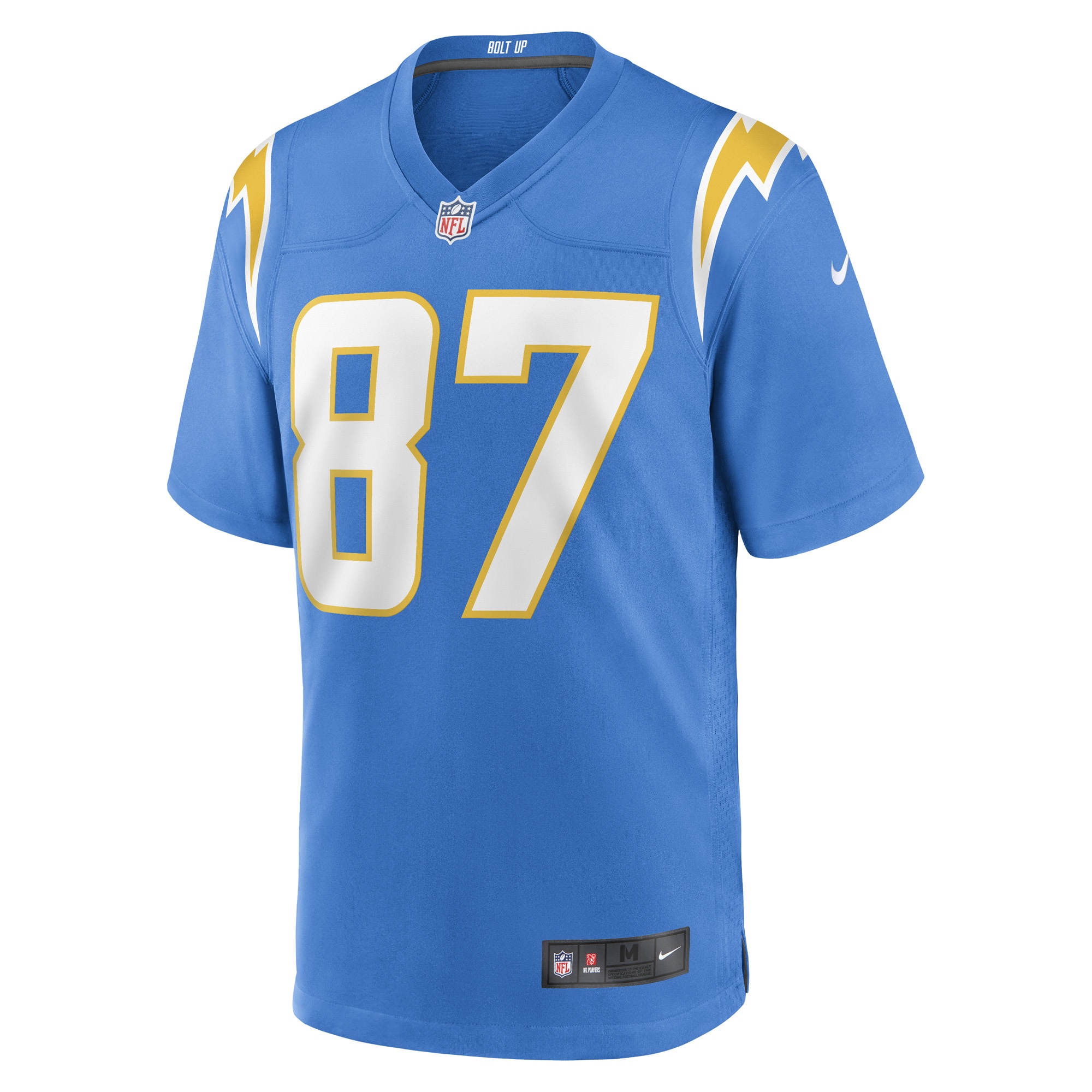 Los Angeles Chargers Hunter Kampmoyer Powder Blue Game Player NFL Jersey Men's