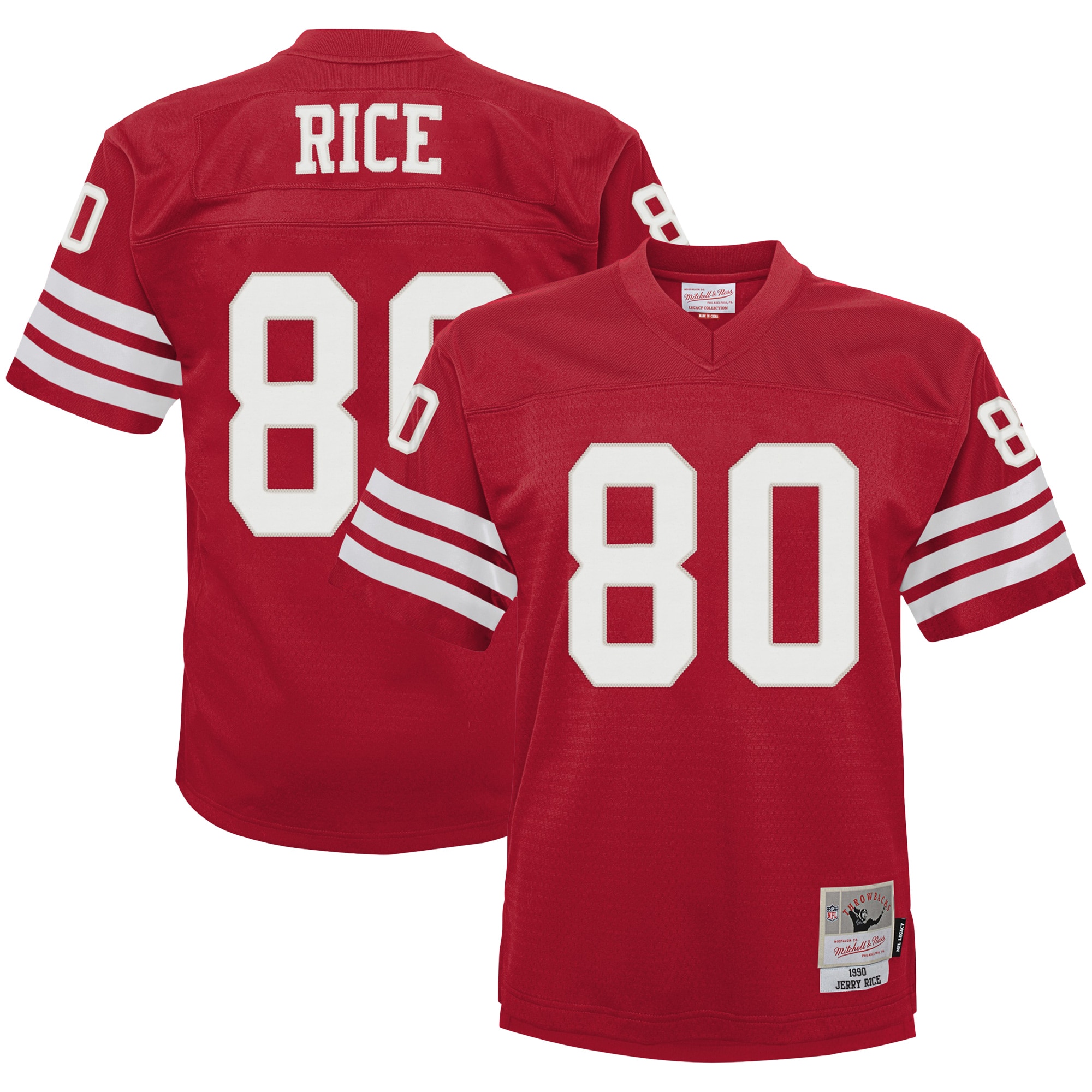 Jerry Rice San Francisco 49ers Mitchell & Ness Toddler 1990 Retired Legacy Jersey - Scarlet