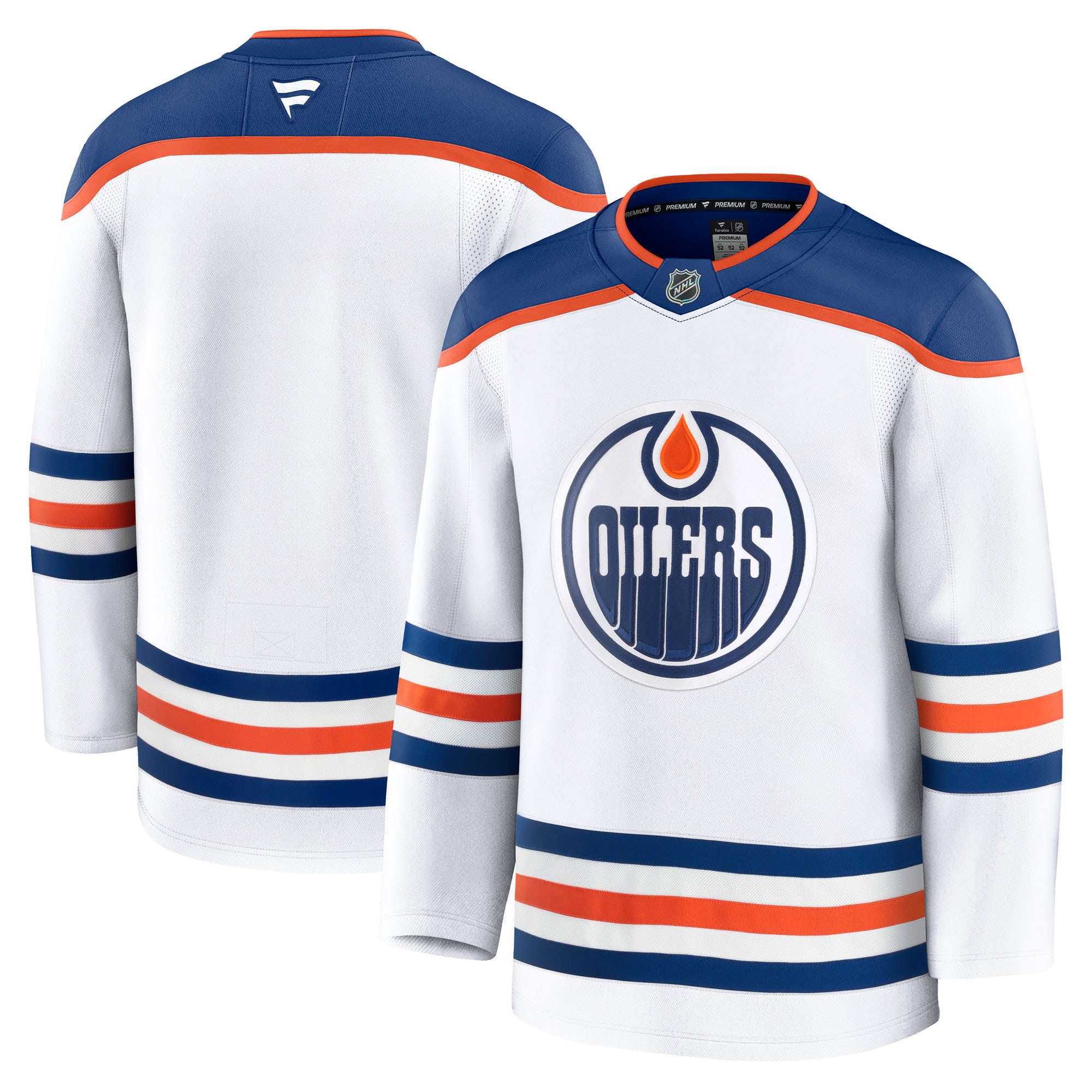 Edmonton Oilers White Away Premium NHL Jersey Men's