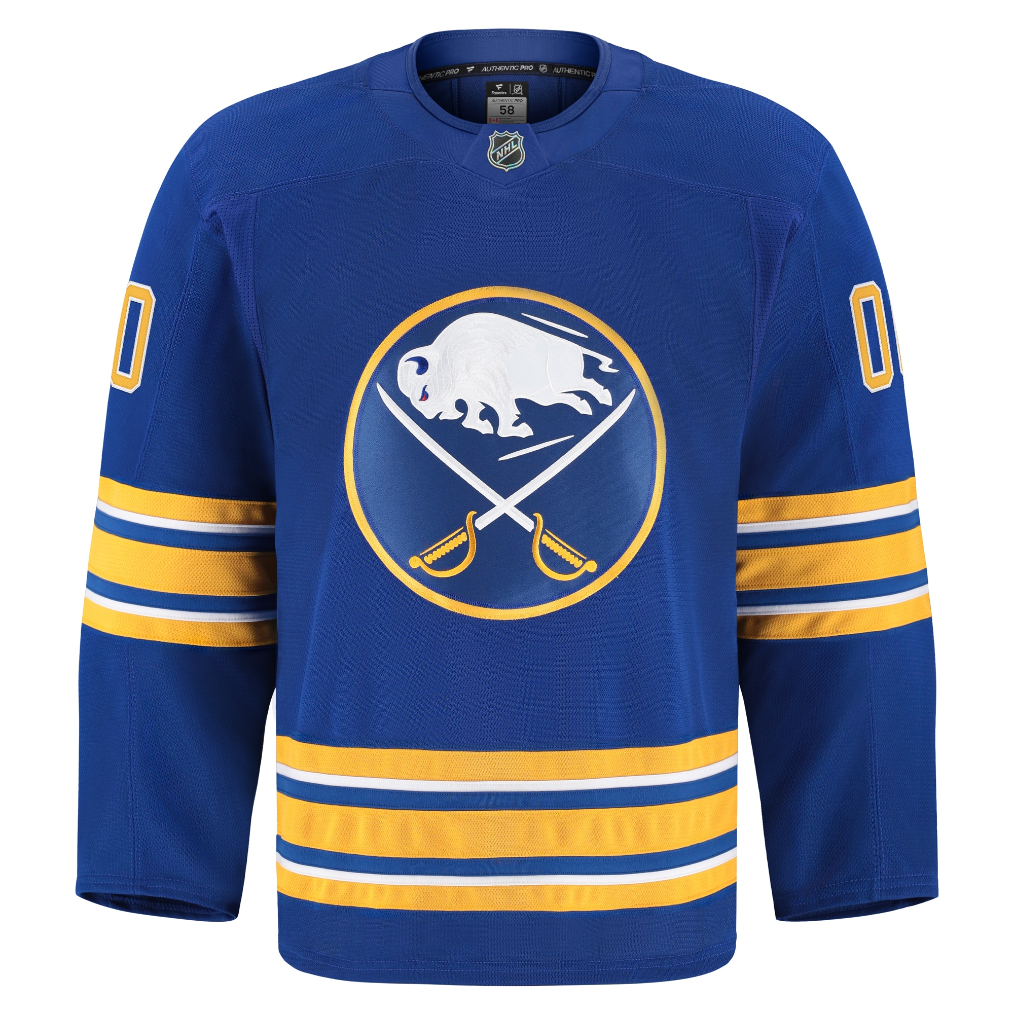 Buffalo Sabres Royal Home Pro Custom NHL Jersey Men's
