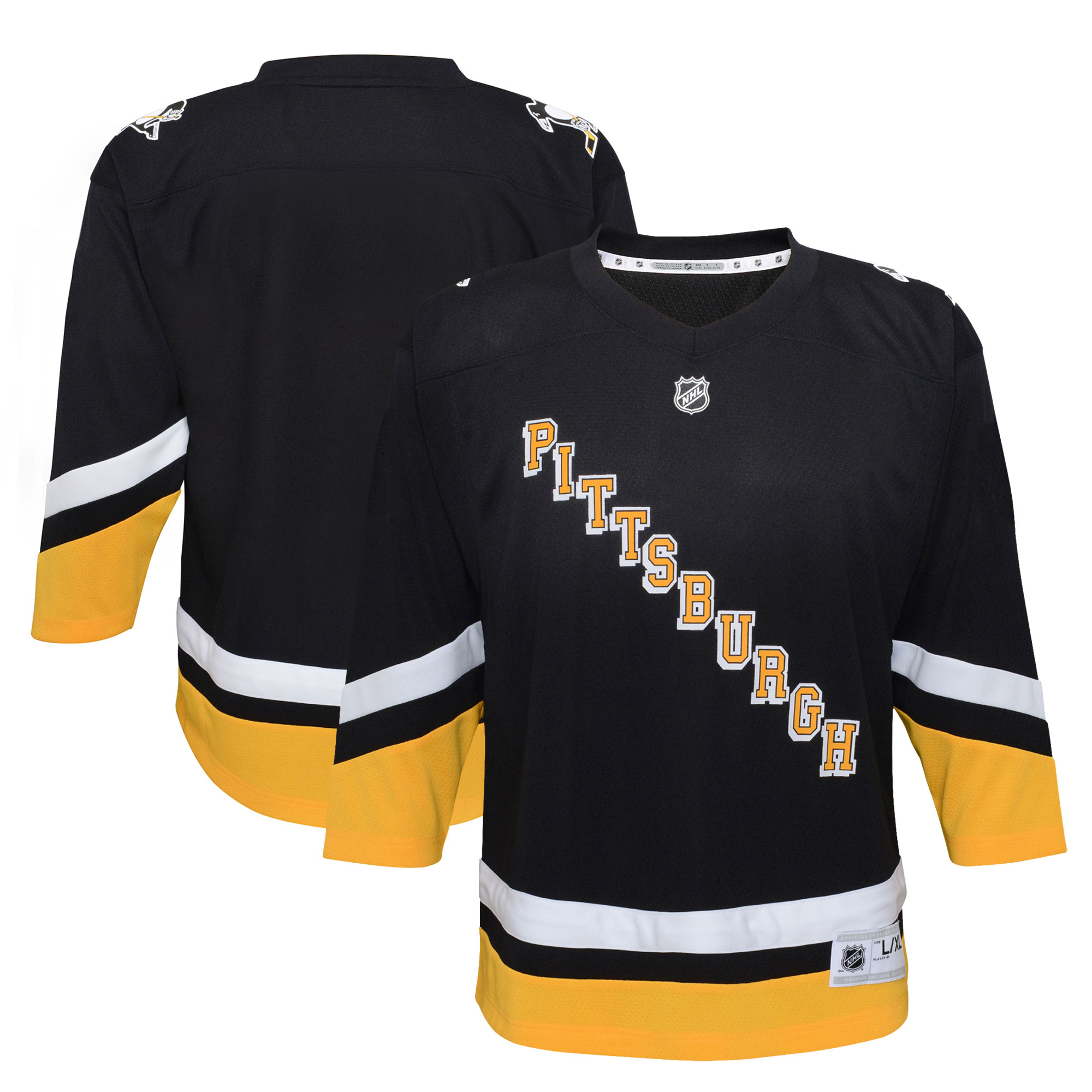 Pittsburgh Penguins Black 2021/22 Alternate NHL Jersey Youth