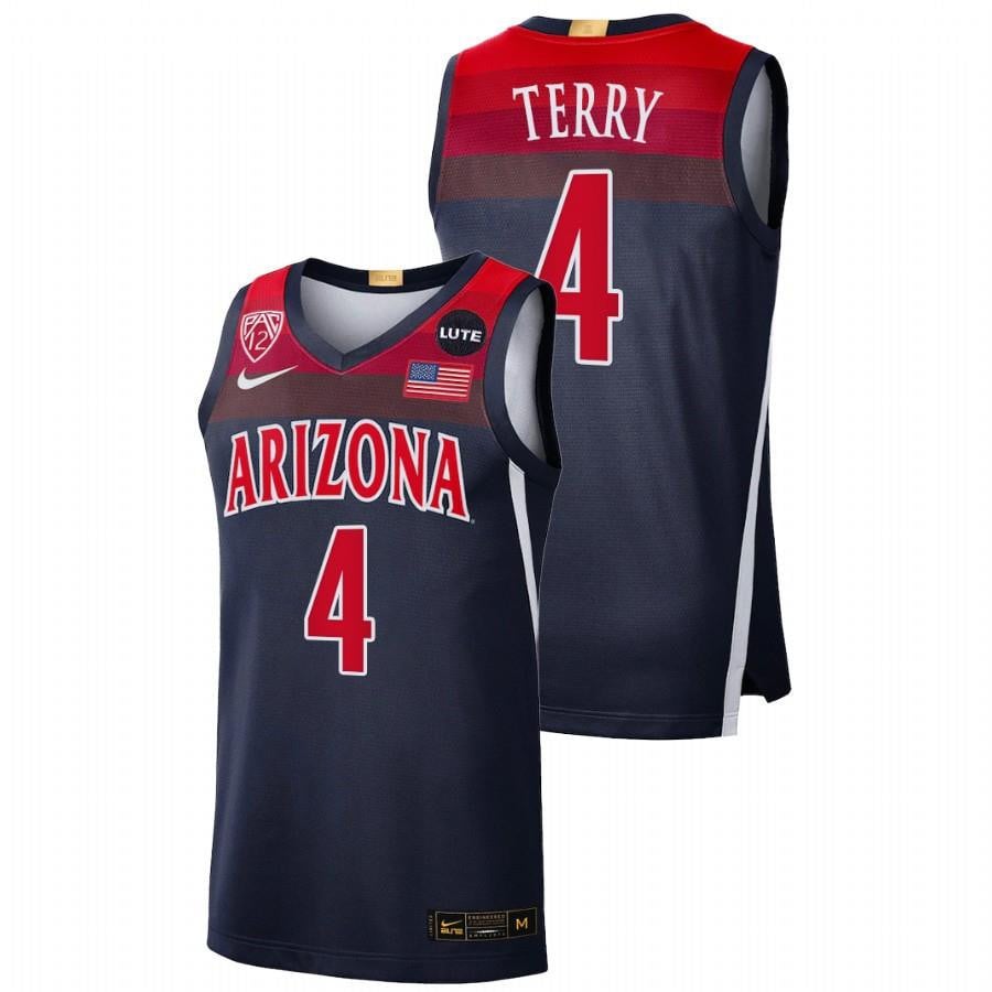 Dalen Terry 4 Navy Arizona Wildcats 2023 College Elite Limited NCAA Jersey Men's