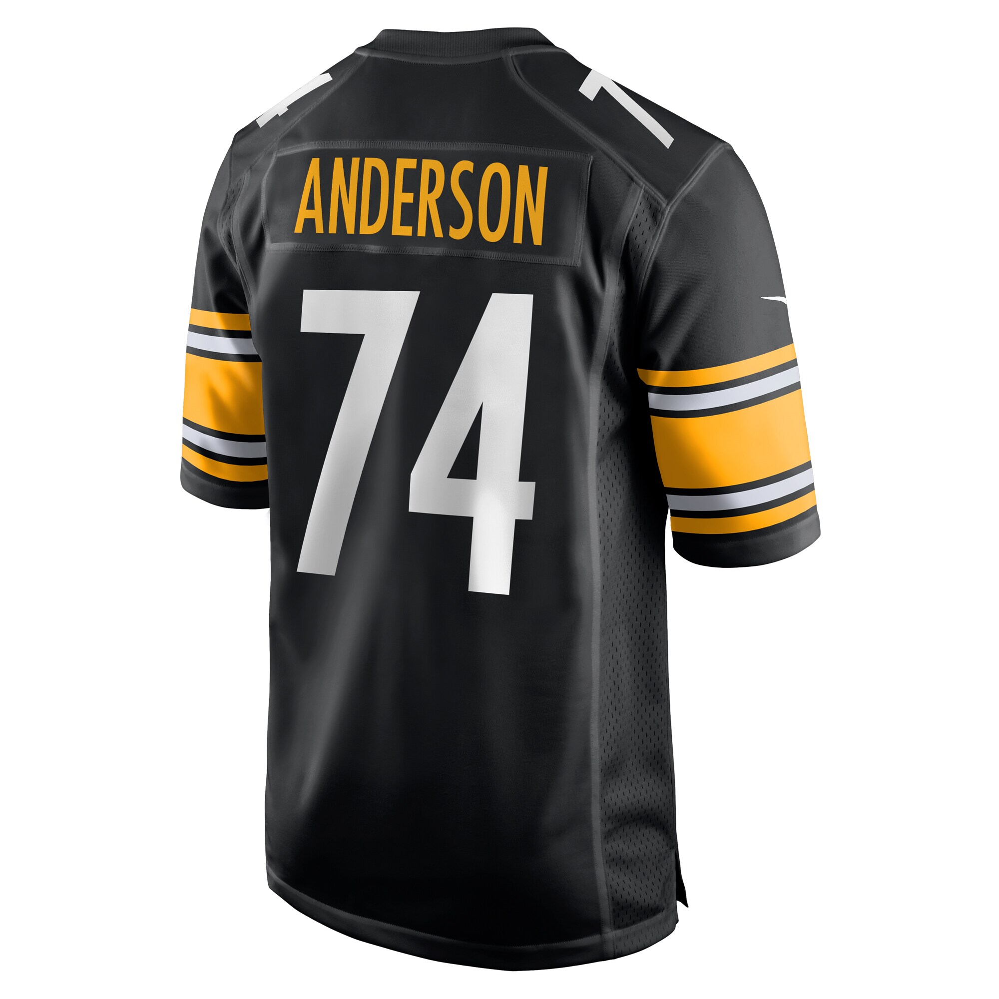 Pittsburgh Steelers Spencer Anderson Black Game NFL Jersey Men's