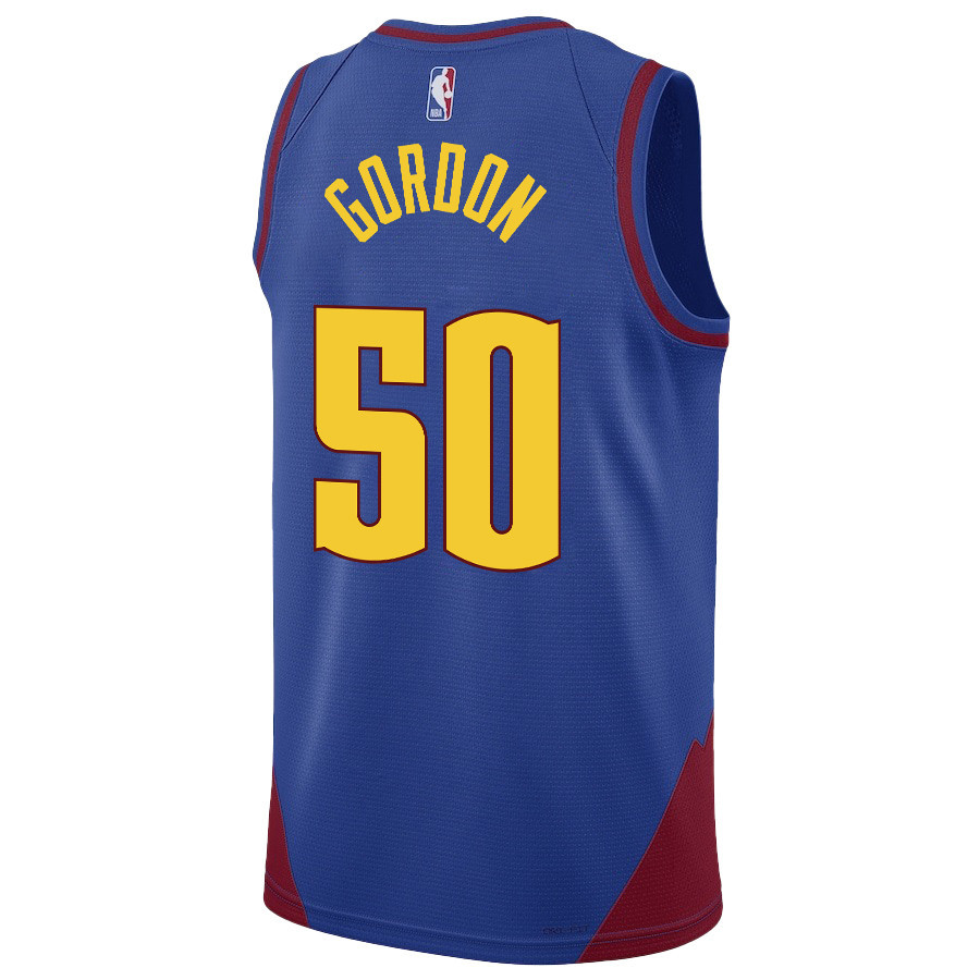 Aaron Gordon 50 Denver Nuggets Slamming Skills 2023 Champions Swingman Blue NBA Jersey Men's