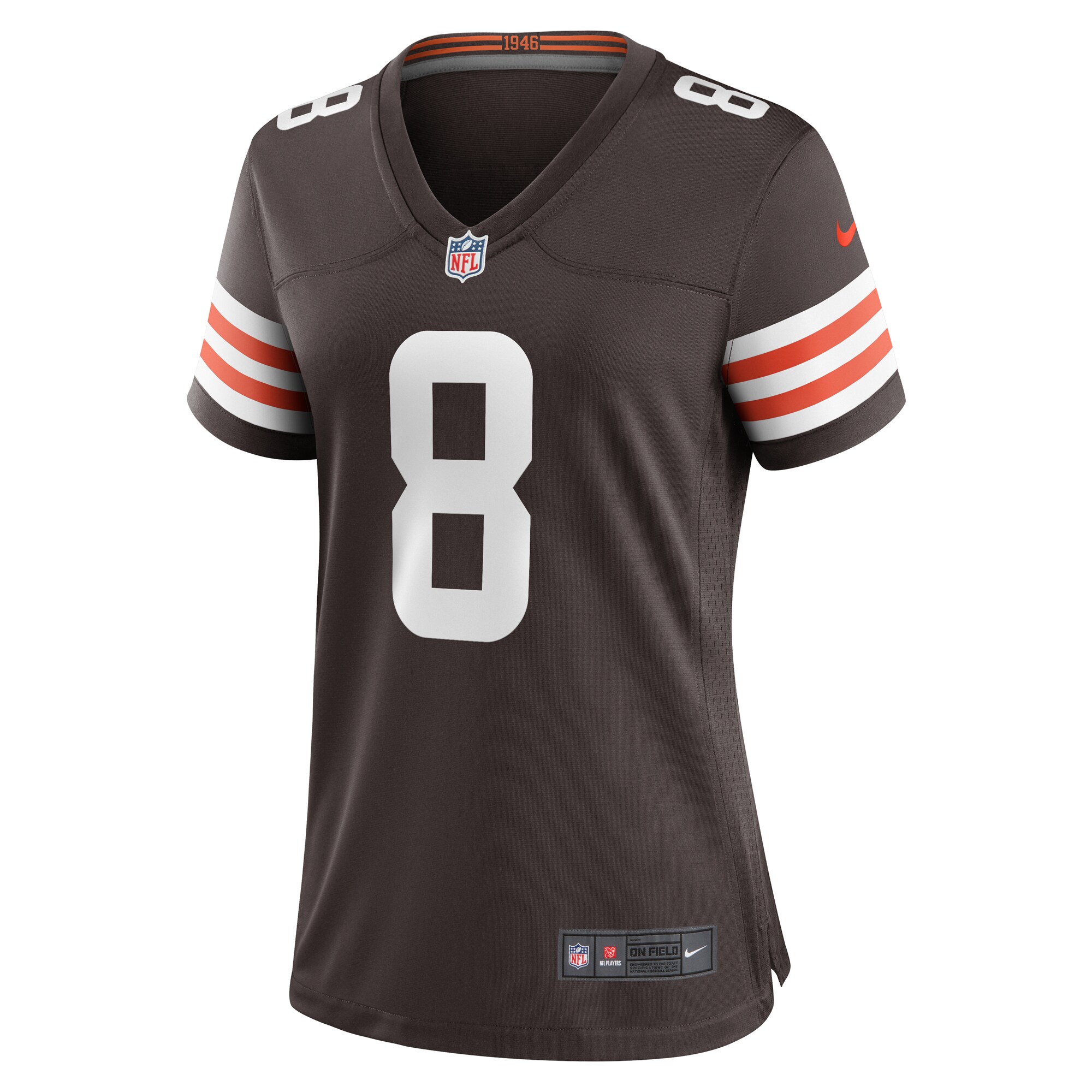 Cleveland Browns Elijah Moore Brown Game NFL Jersey Women's