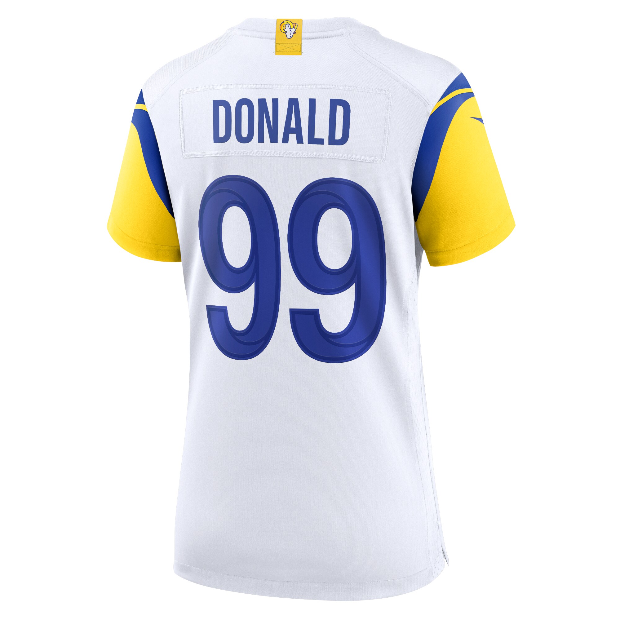Los Angeles Rams Aaron Donald White Player NFL Jersey Women's