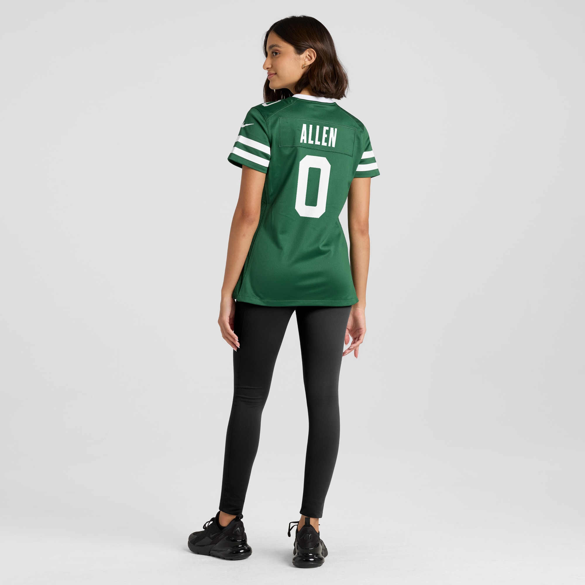 New York Jets Braelon Allen Legacy Green Game NFL Jersey Women's