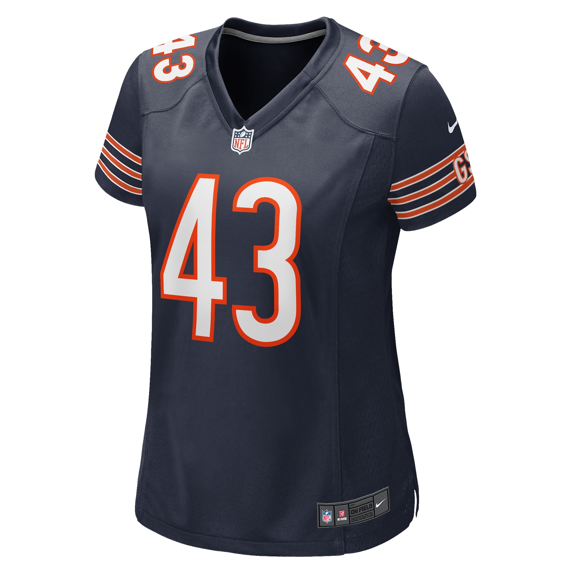 Chicago Bears DeMarquis Gates Navy Game Player NFL Jersey Women's
