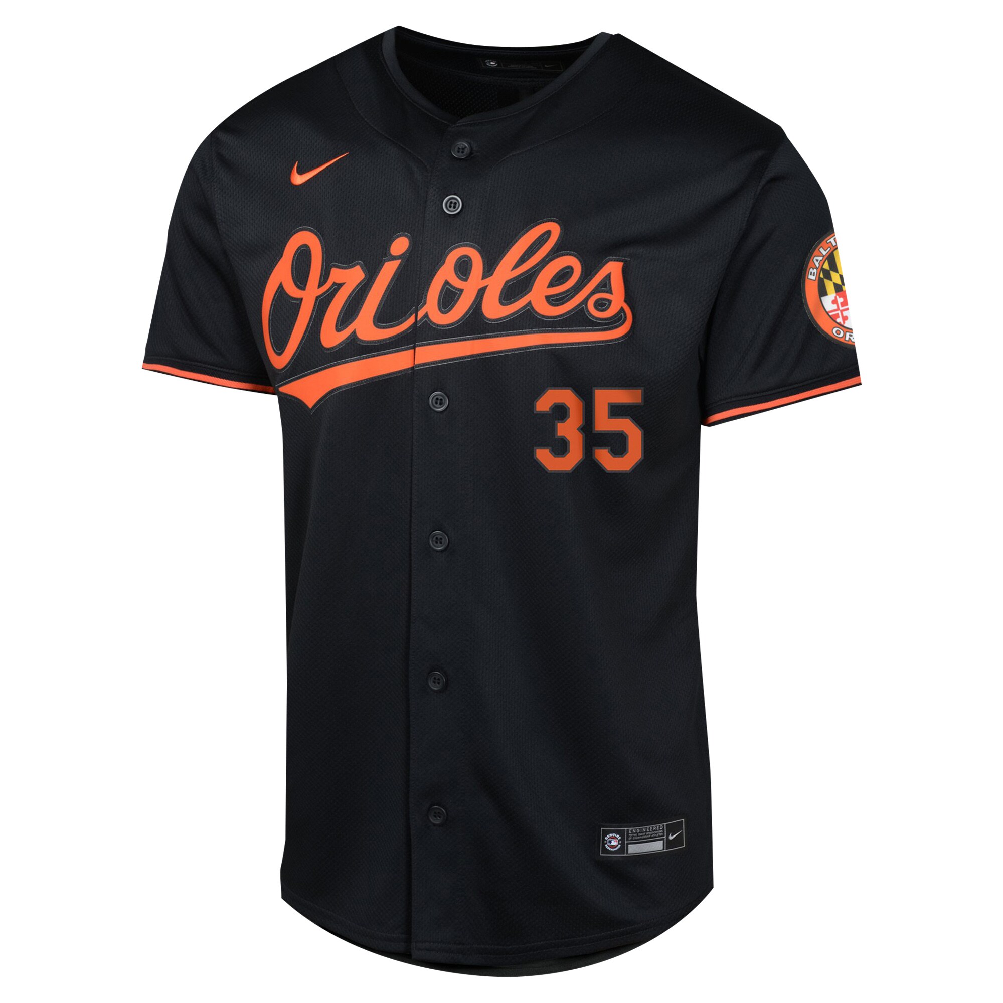 Baltimore Orioles Adley Rutschman Black Alternate Limited Player MLB Jersey Youth