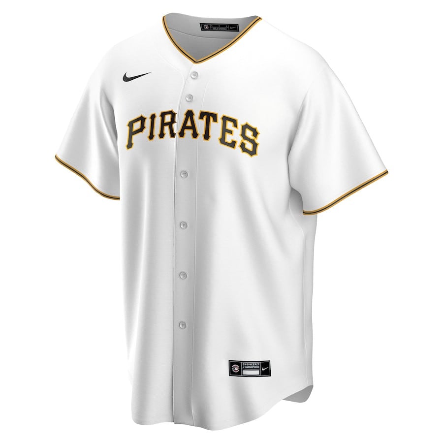 Ke'Bryan Hayes 13 Pittsburgh Pirates Home White MLB Jersey Men's