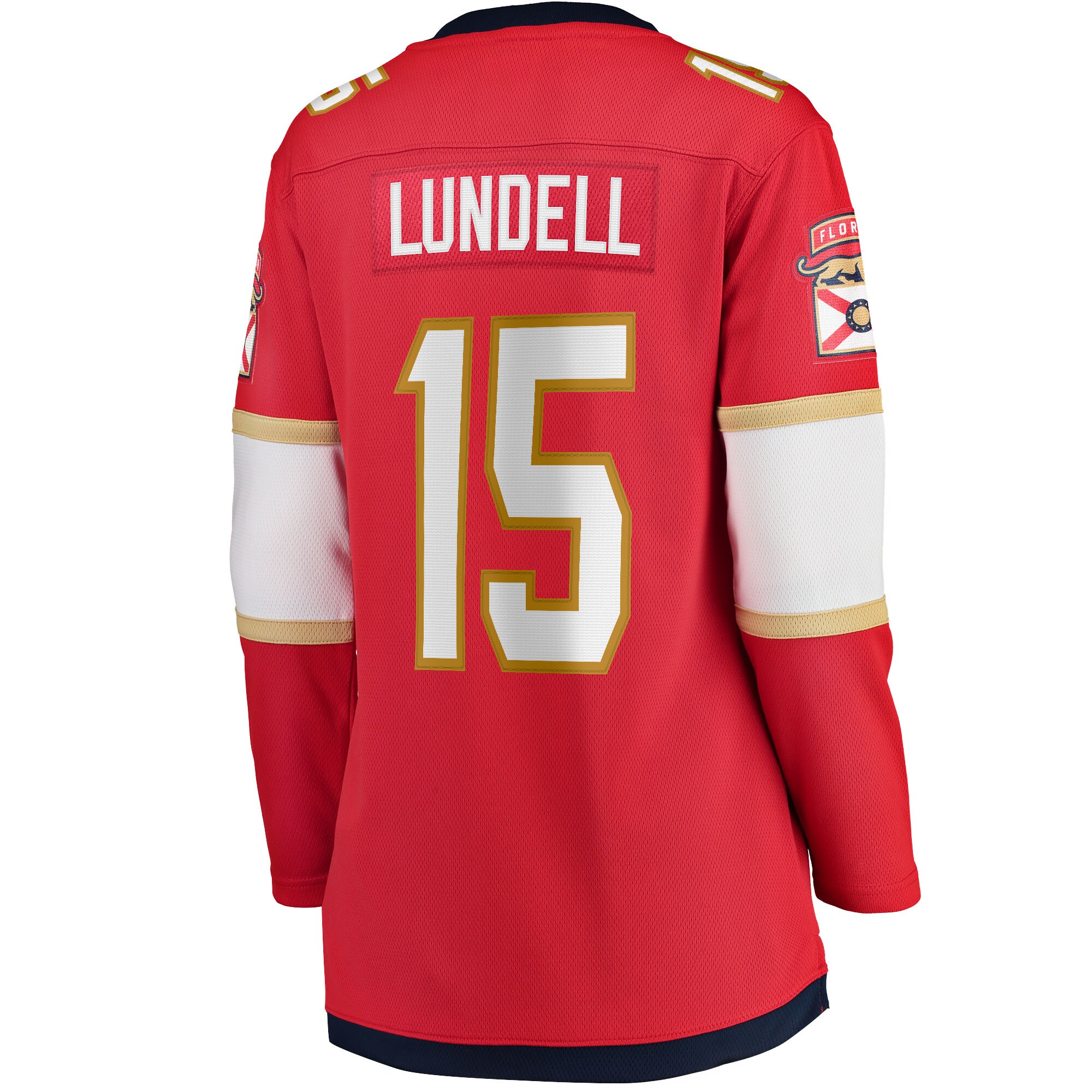 Florida Panthers Anton Lundell Red Home Breakaway Player NHL Jersey Women's