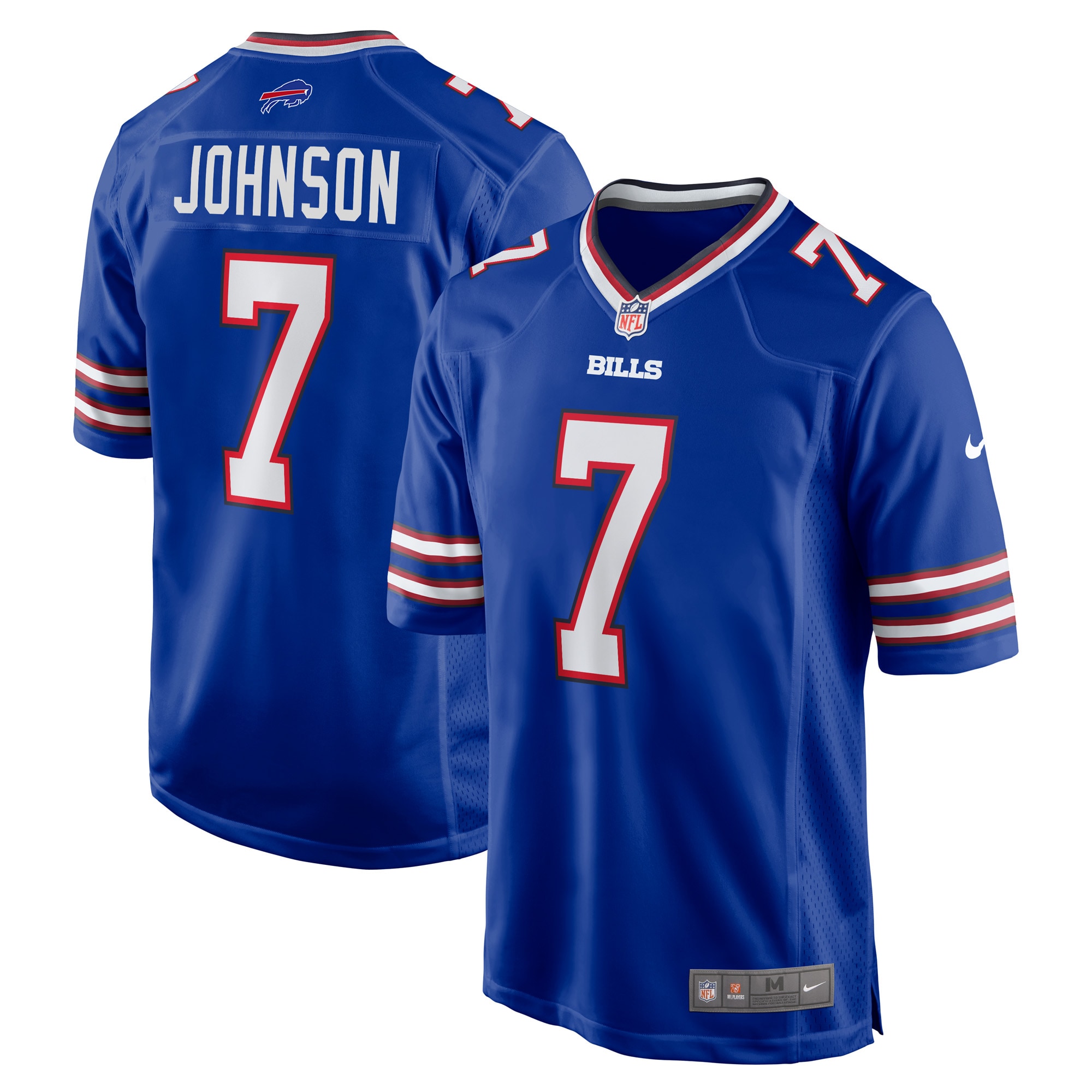 Buffalo Bills Taron Johnson Royal Game NFL Jersey Men's